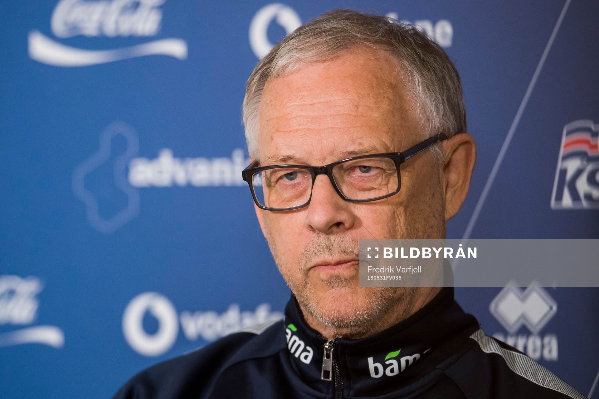 Lars Lagerbäck, head coach of Norway