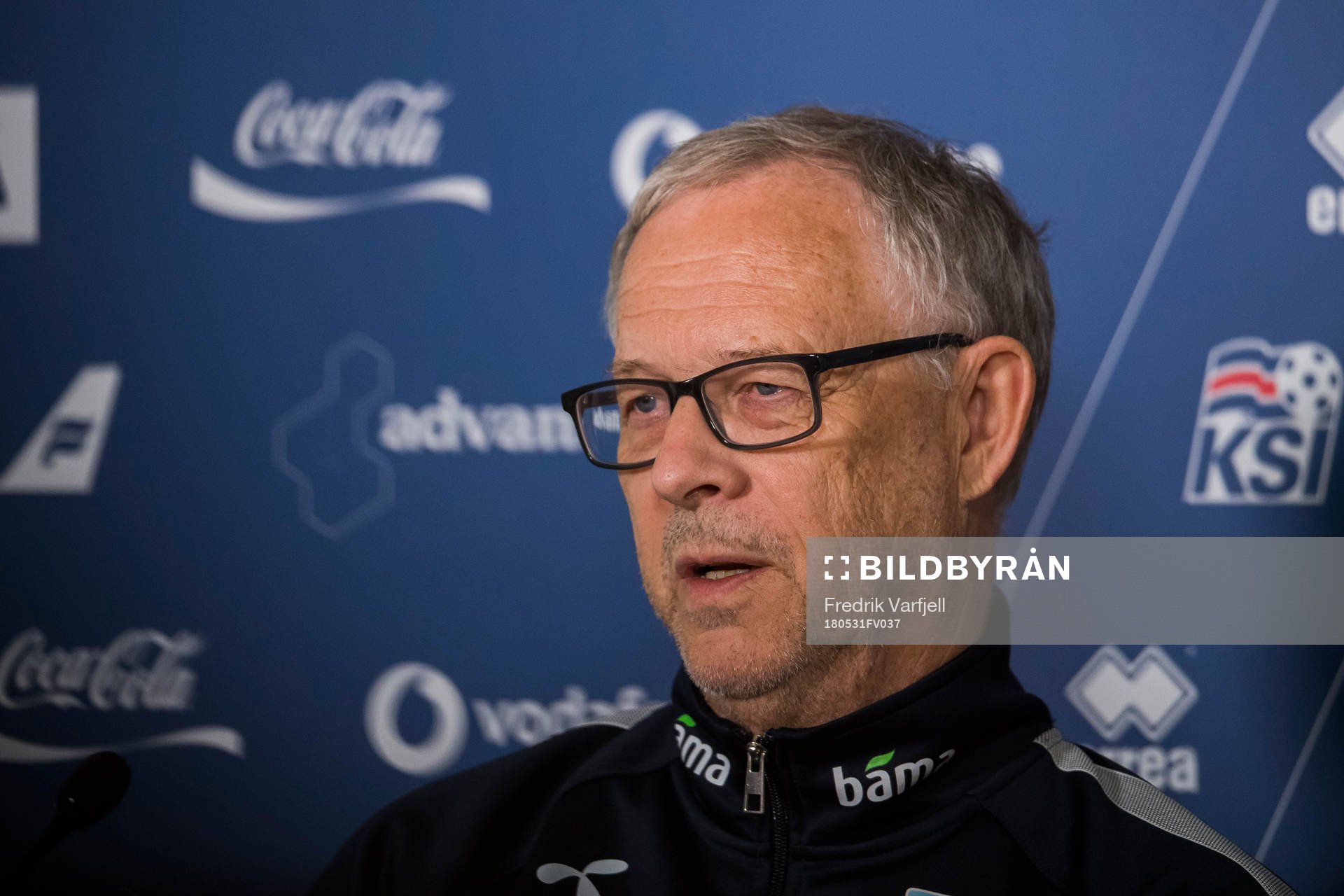 Lars Lagerbäck, head coach of Norway