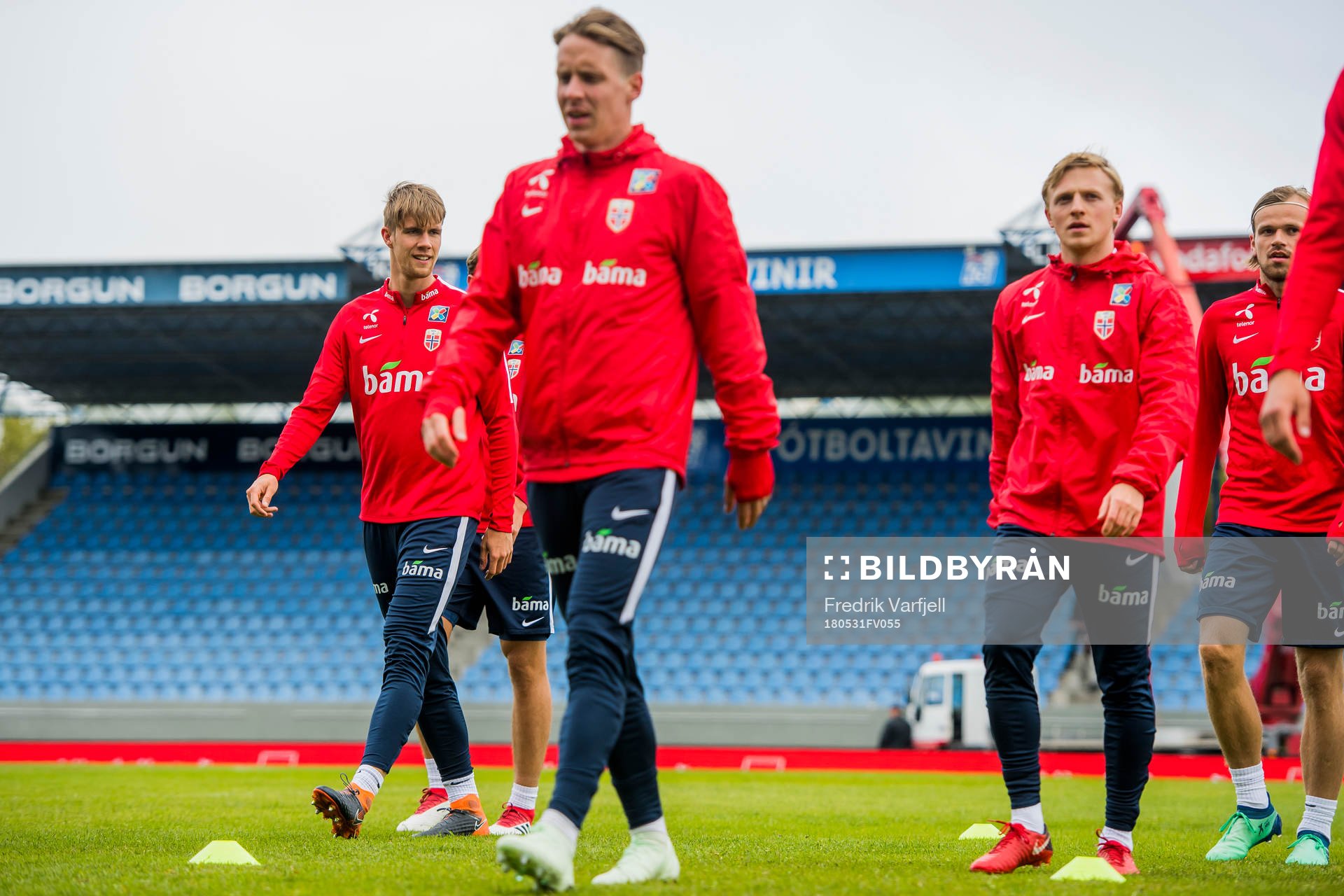 Kristoffer Ajer, Stefan Johansen and Mats Møller Dæhli of