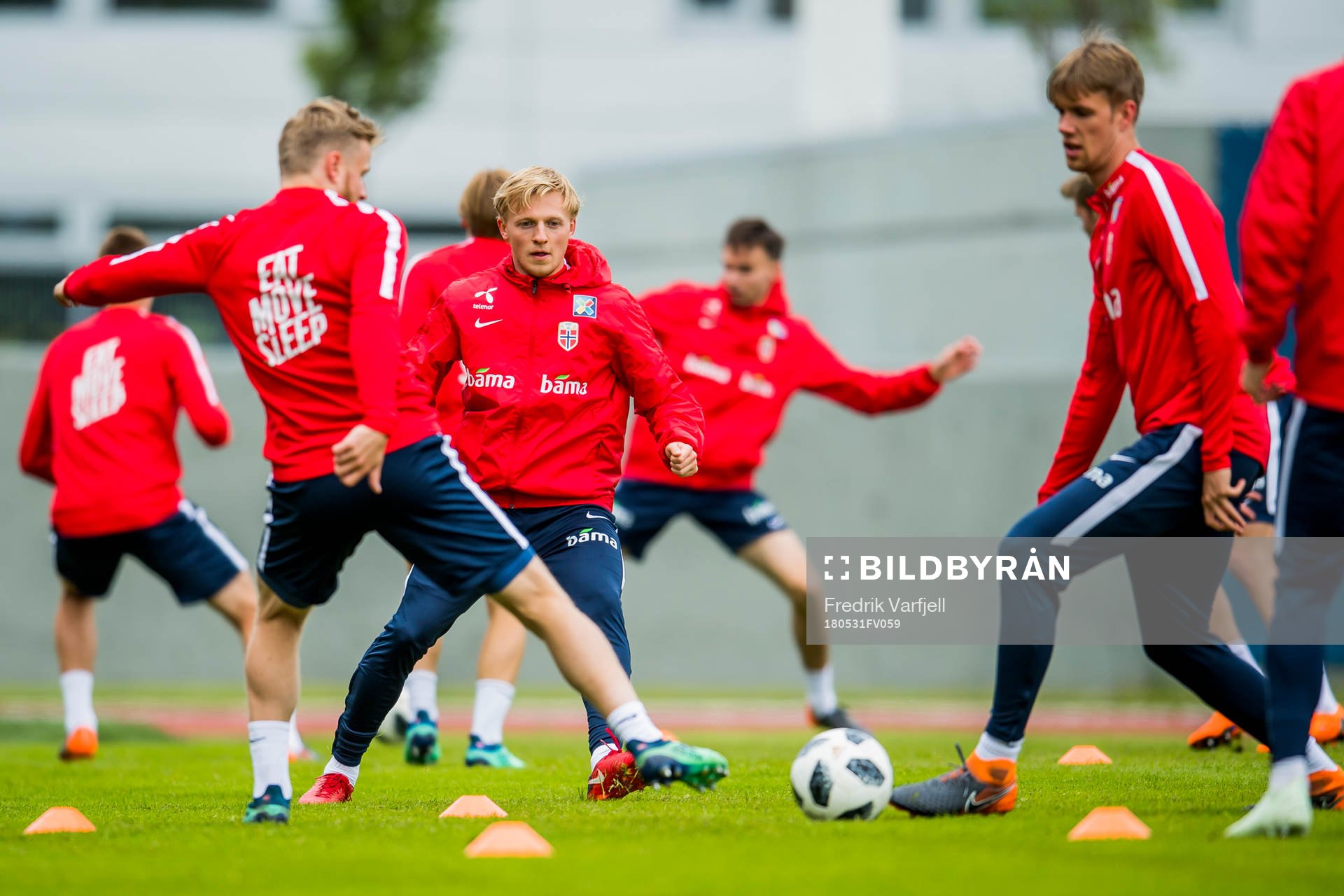 Mats Møller Dæhli and Kristoffer Ajer of Norway