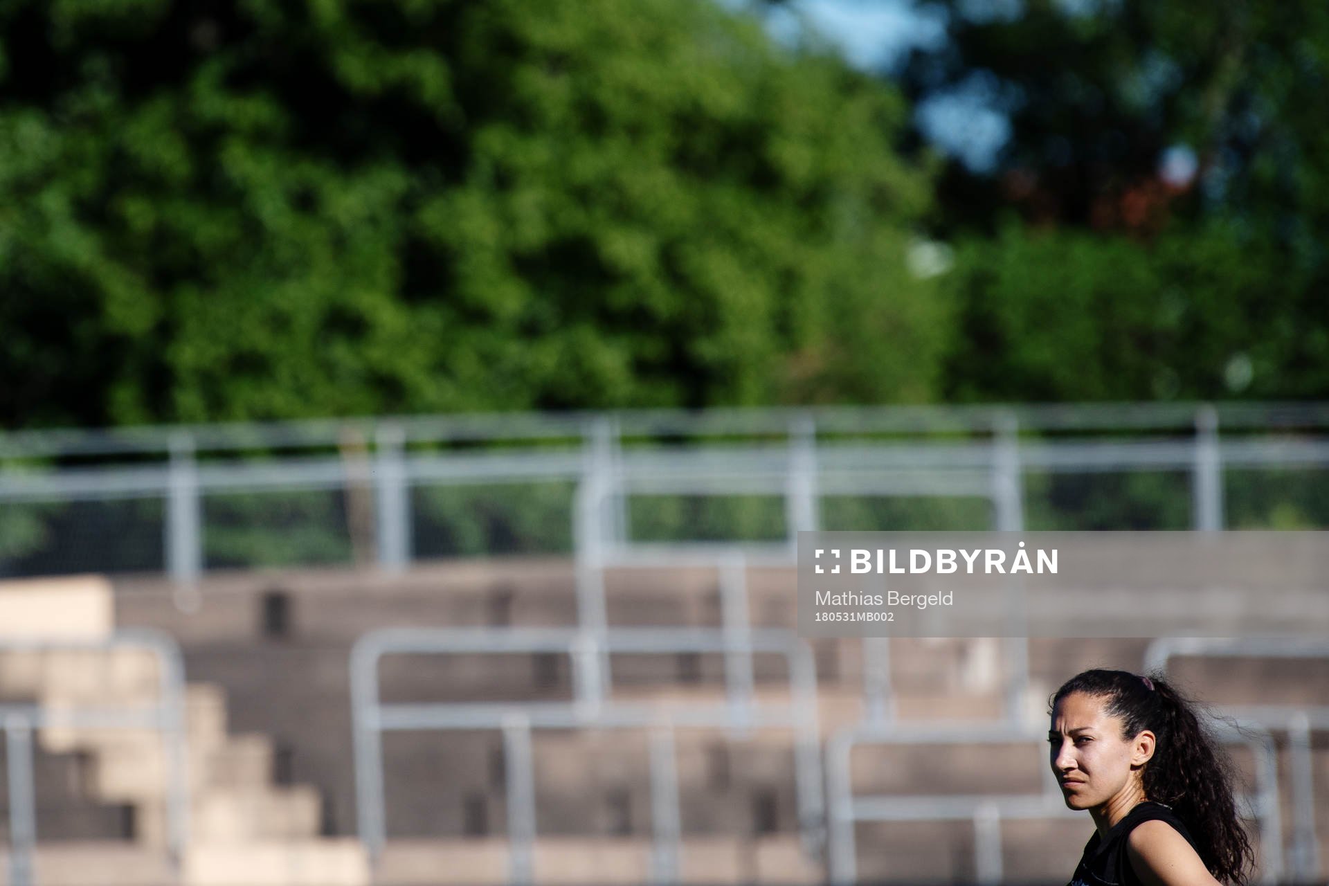 Christen Press under en träning med det damallsvenska fotbollslaget Kopparbergs/Göteborg den 31 maj 2018 i Göteborg.