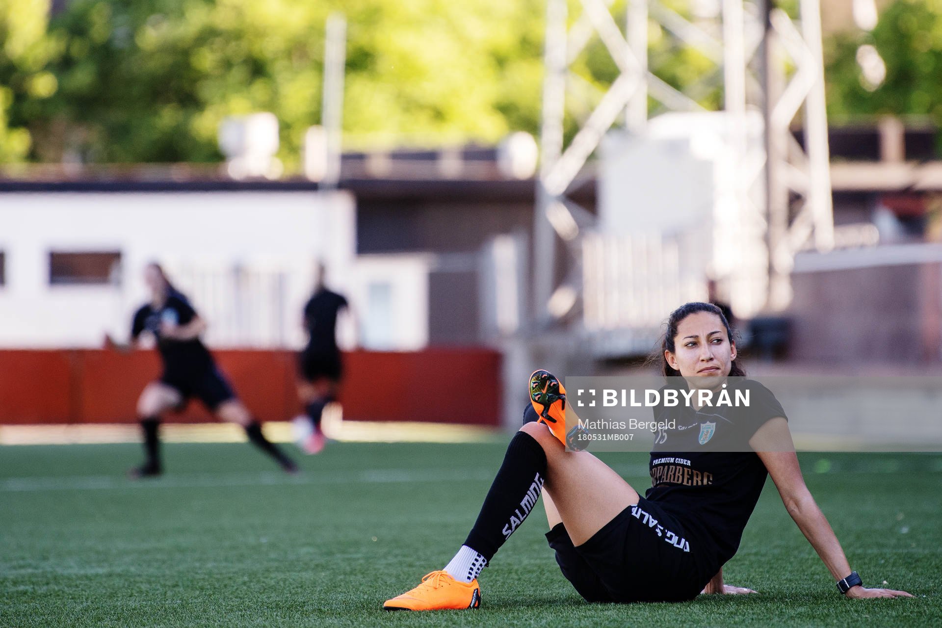 Christen Press under en träning med det damallsvenska fotbollslaget Kopparbergs/Göteborg den 31 maj 2018 i Göteborg.