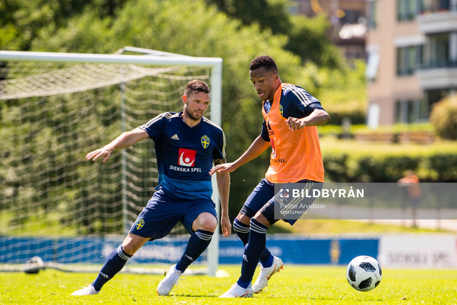 Marcus Berg och Martin Olsson