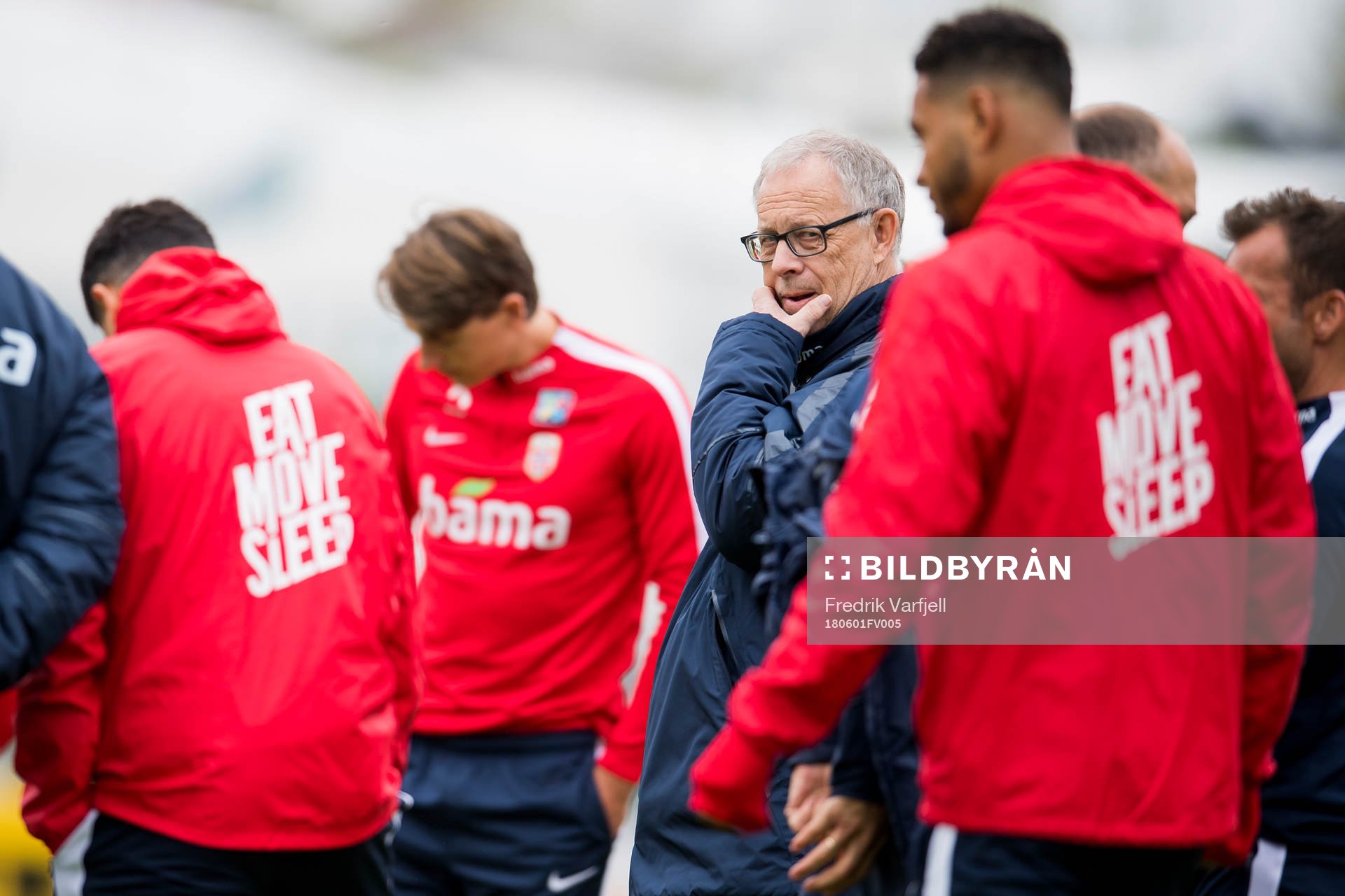 Lars Lagerbäck, head coach of Norway
