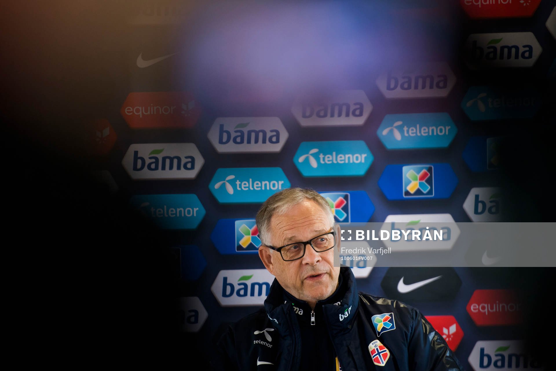 Lars Lagerbäck, head coach of Norway