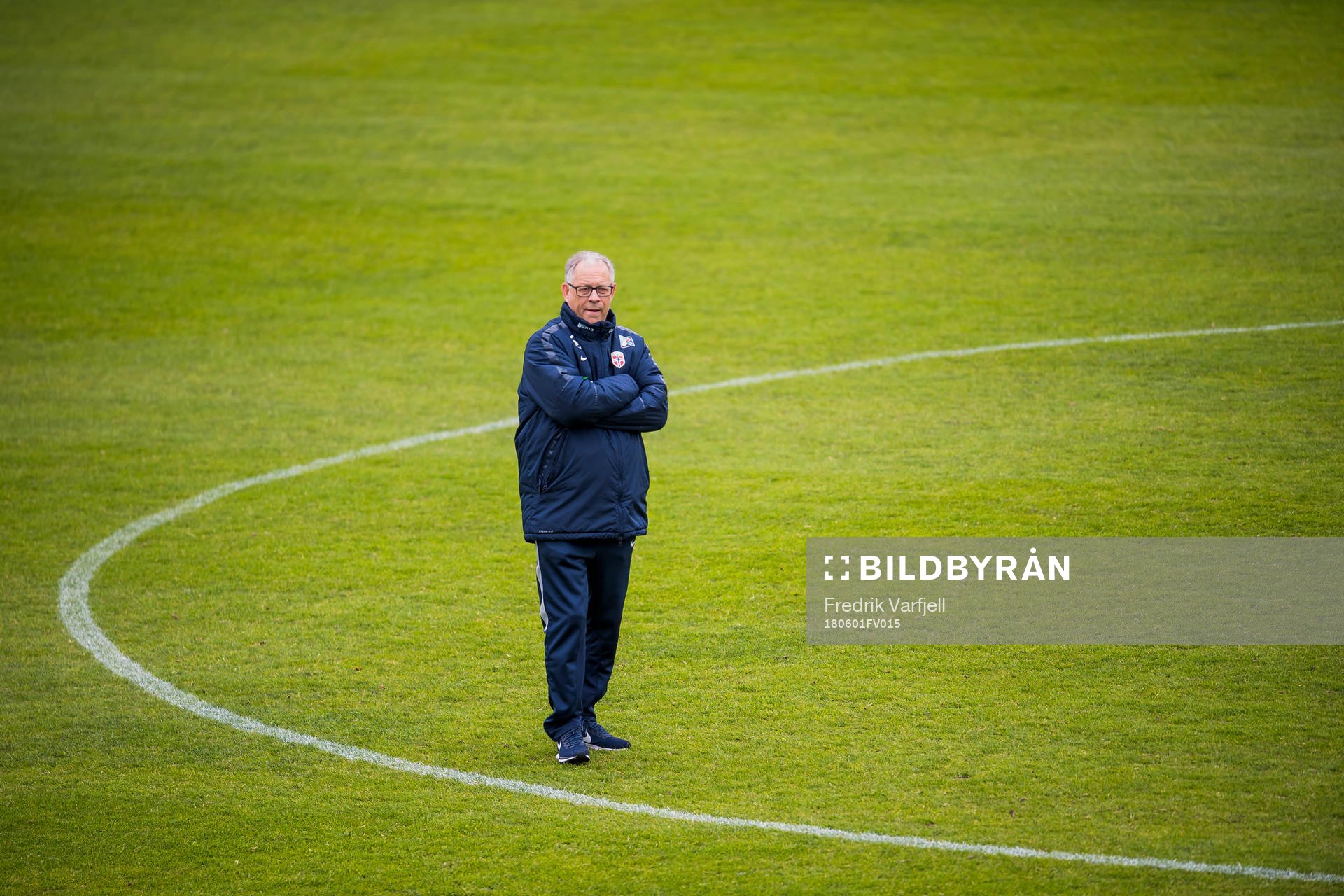 Lars Lagerbäck, head coach of Norway