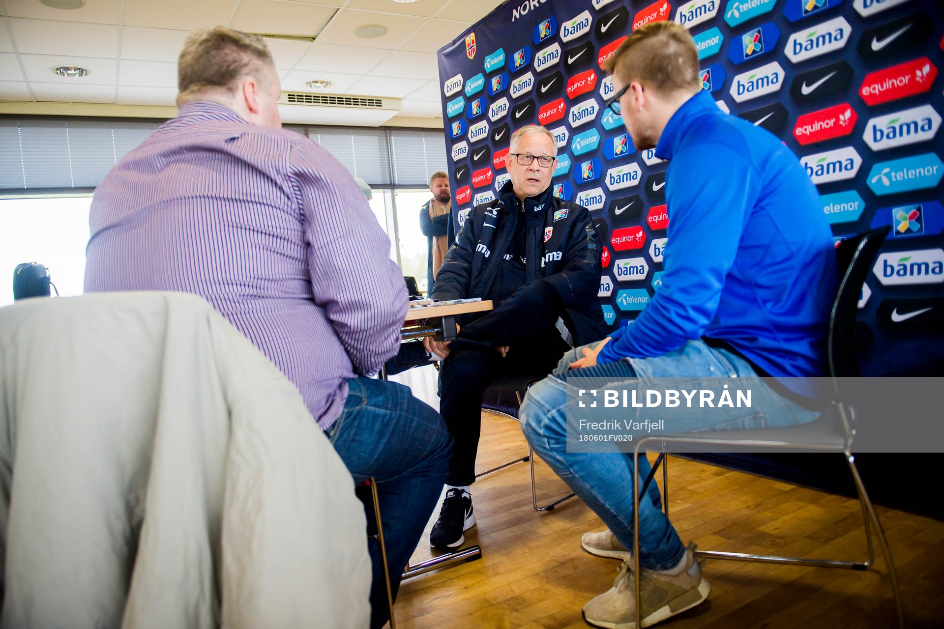 Lars Lagerbäck, head coach of Norway