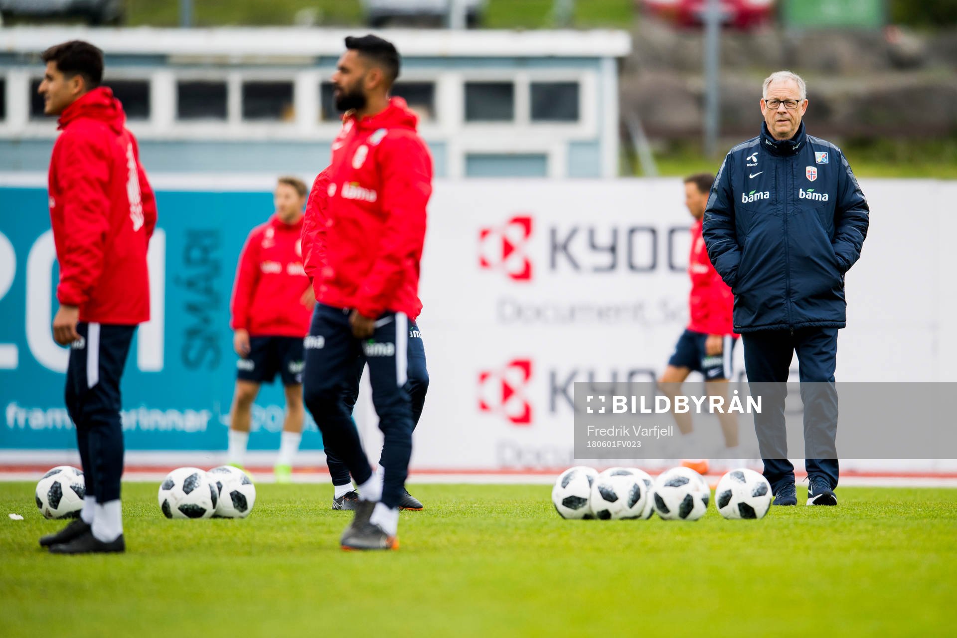 Lars Lagerbäck, head coach of Norway