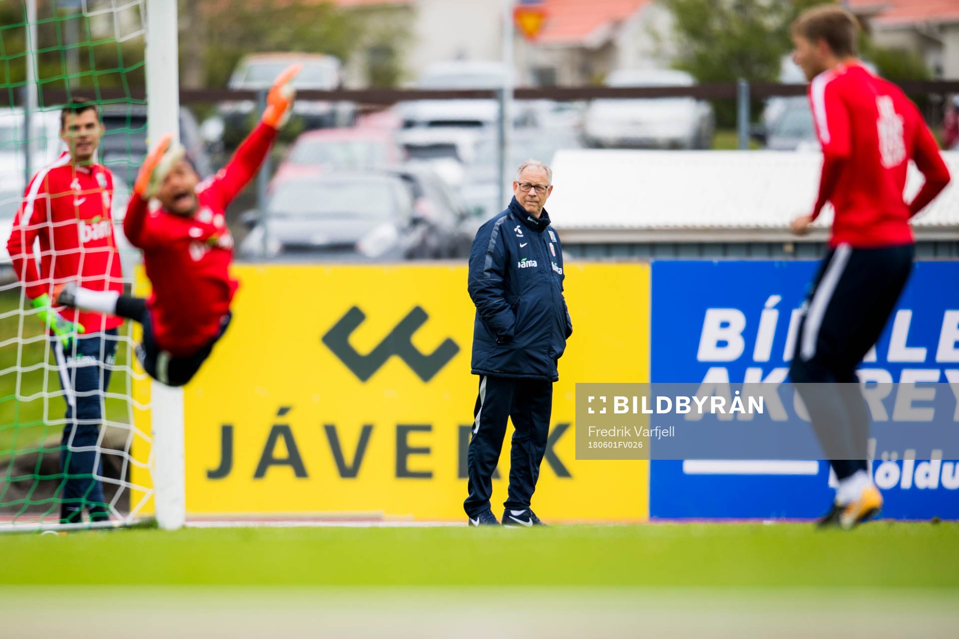 Lars Lagerbäck, head coach of Norway