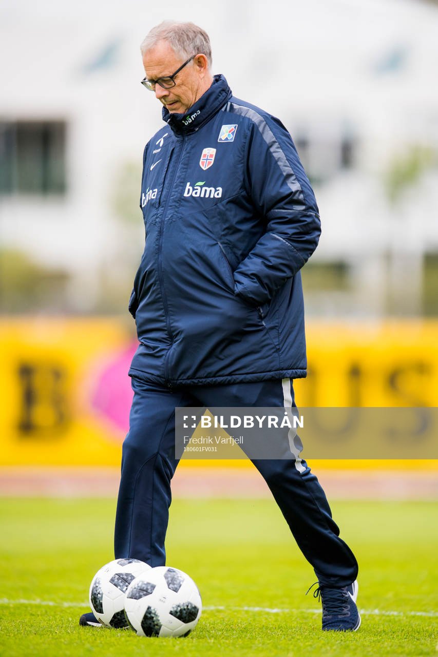 Lars Lagerbäck, head coach of Norway