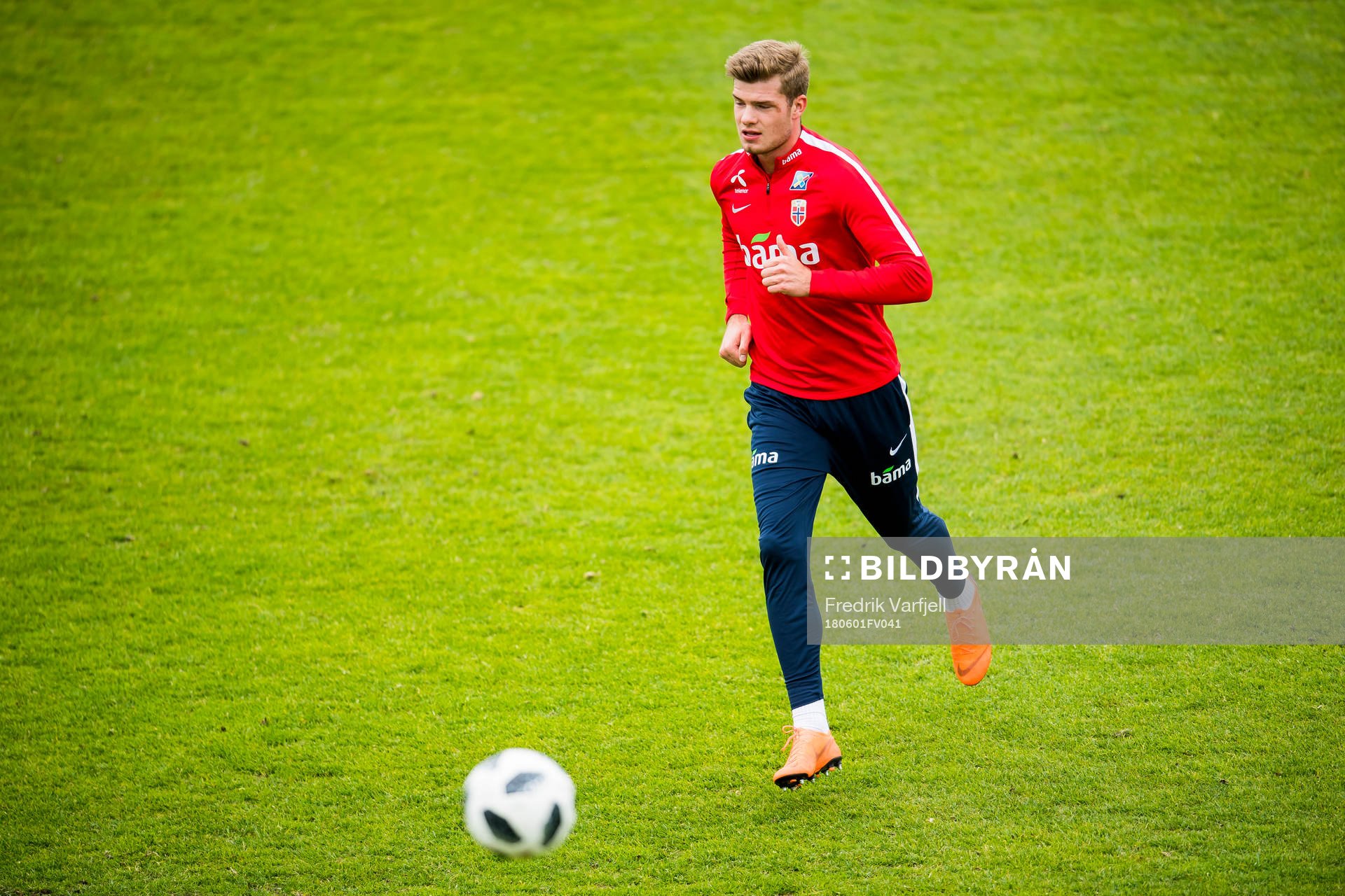 Alexander Sørloth of Norway