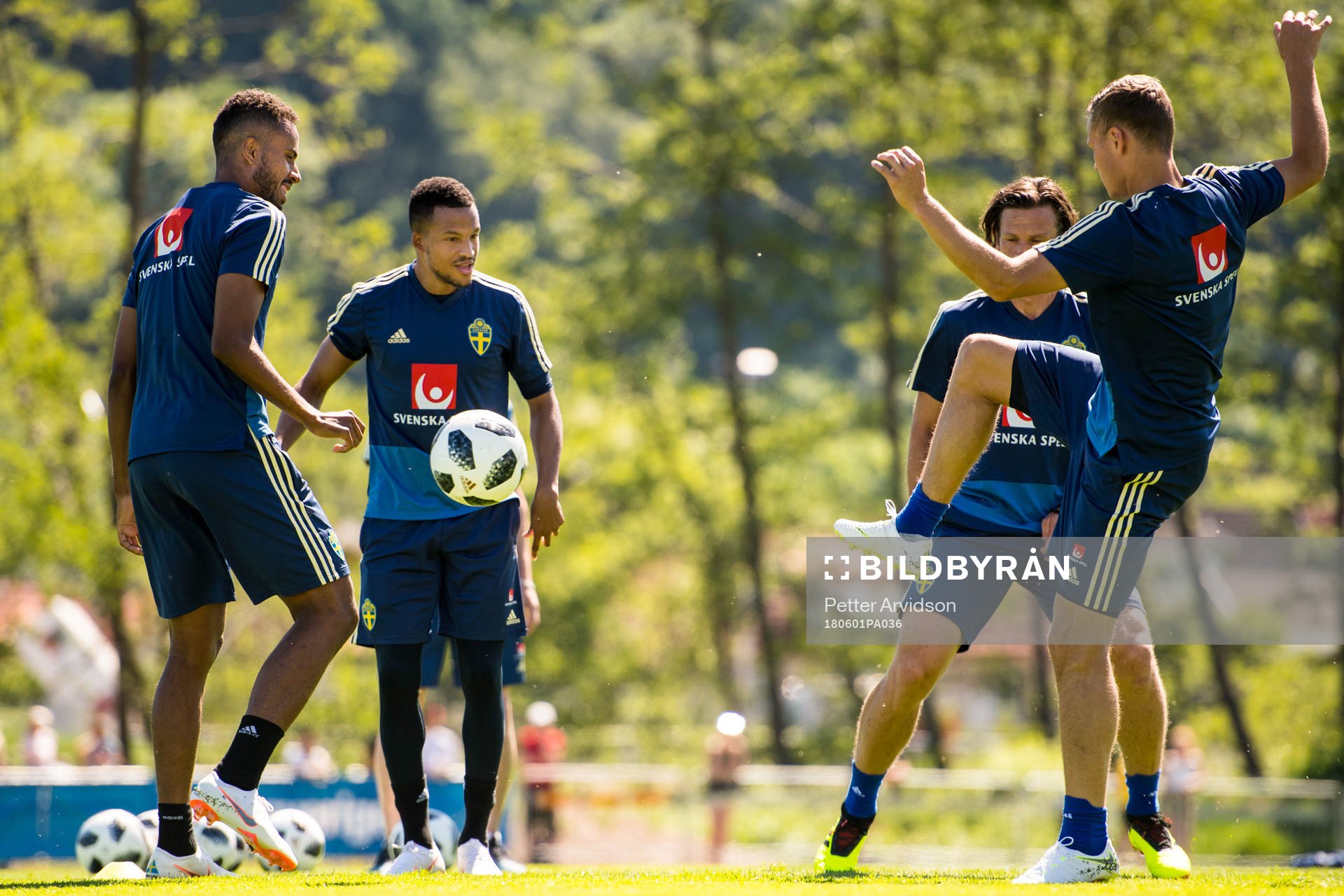 Isaac Kiese Thelin, Martin Olsson och Gustav Svensson