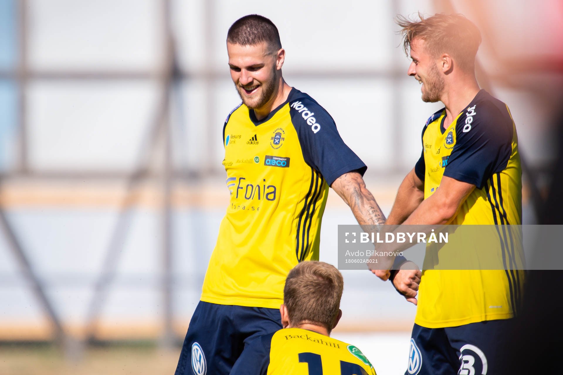 Ängelholms Oliver Stojanovic Fredin jublar