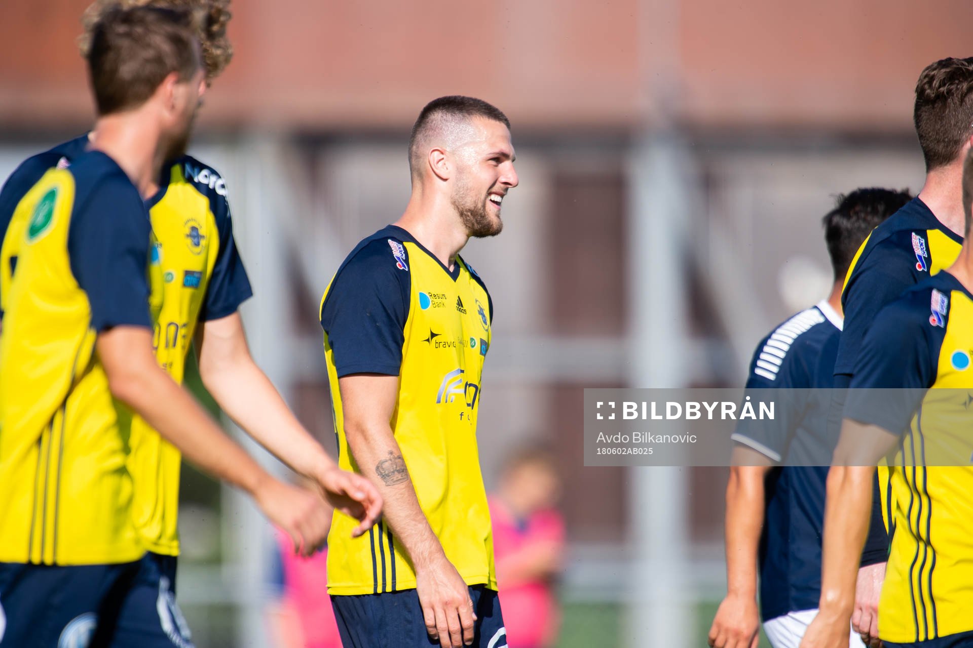 Ängelholms Oliver Stojanovic Fredin jublar