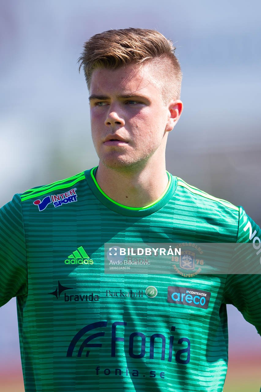Ängelholms målvakt Robin Streifert