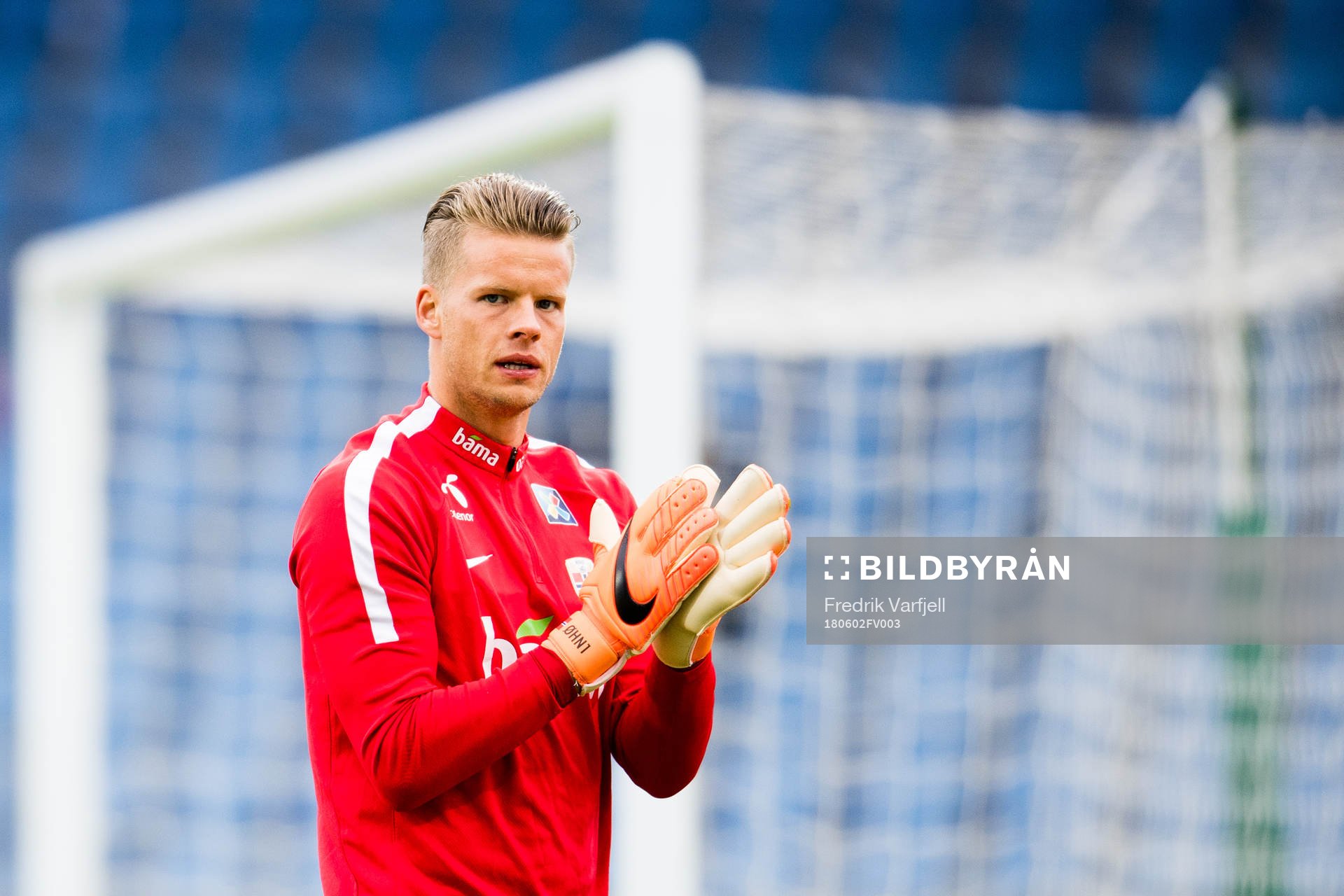 Goalkeeper Ørjan Håskjold Nyland of Norway