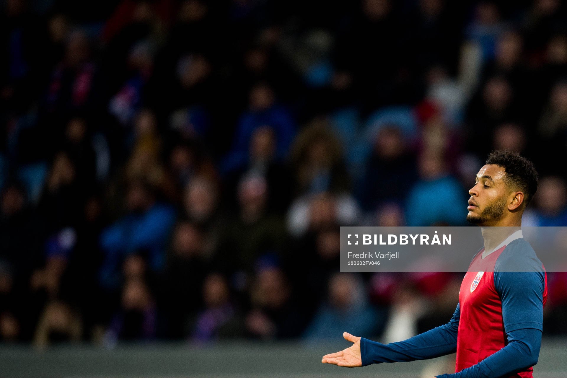 Joshua King of Norway celebrates the 2-2 goal