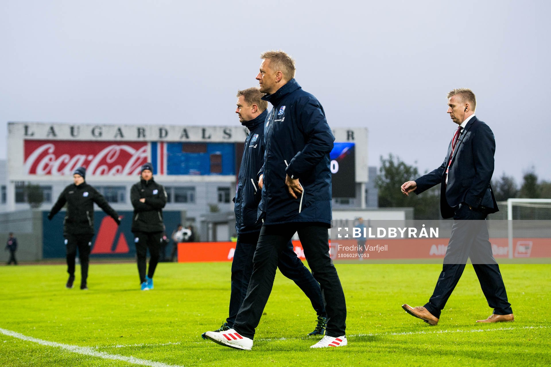 Heimir Hallgrímsson, head coach of Iceland