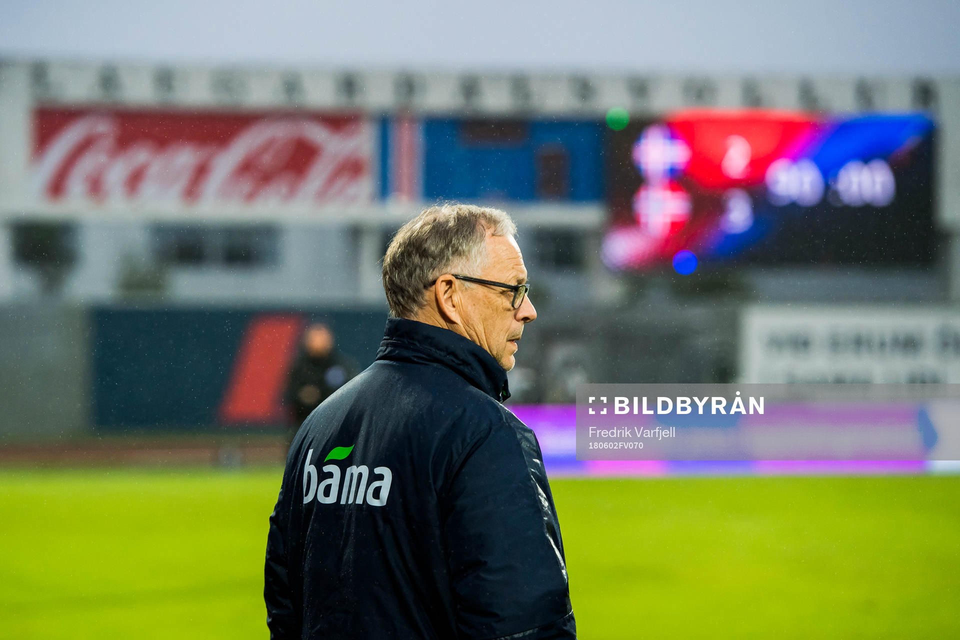 Lars Lagerbäck, head coach of Norway