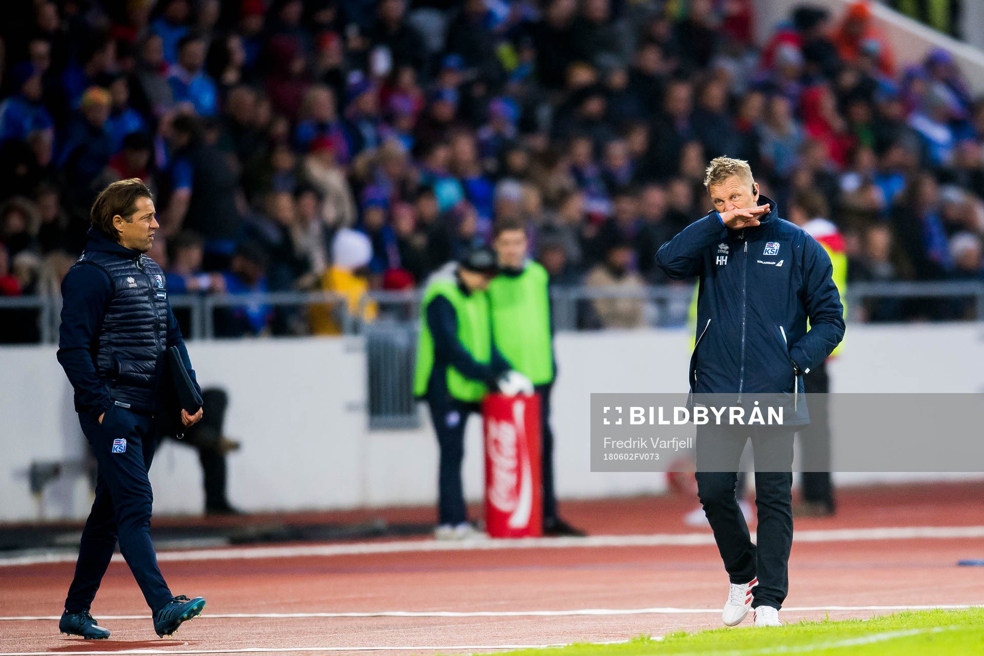 Heimir Hallgrímsson, head coach of Iceland