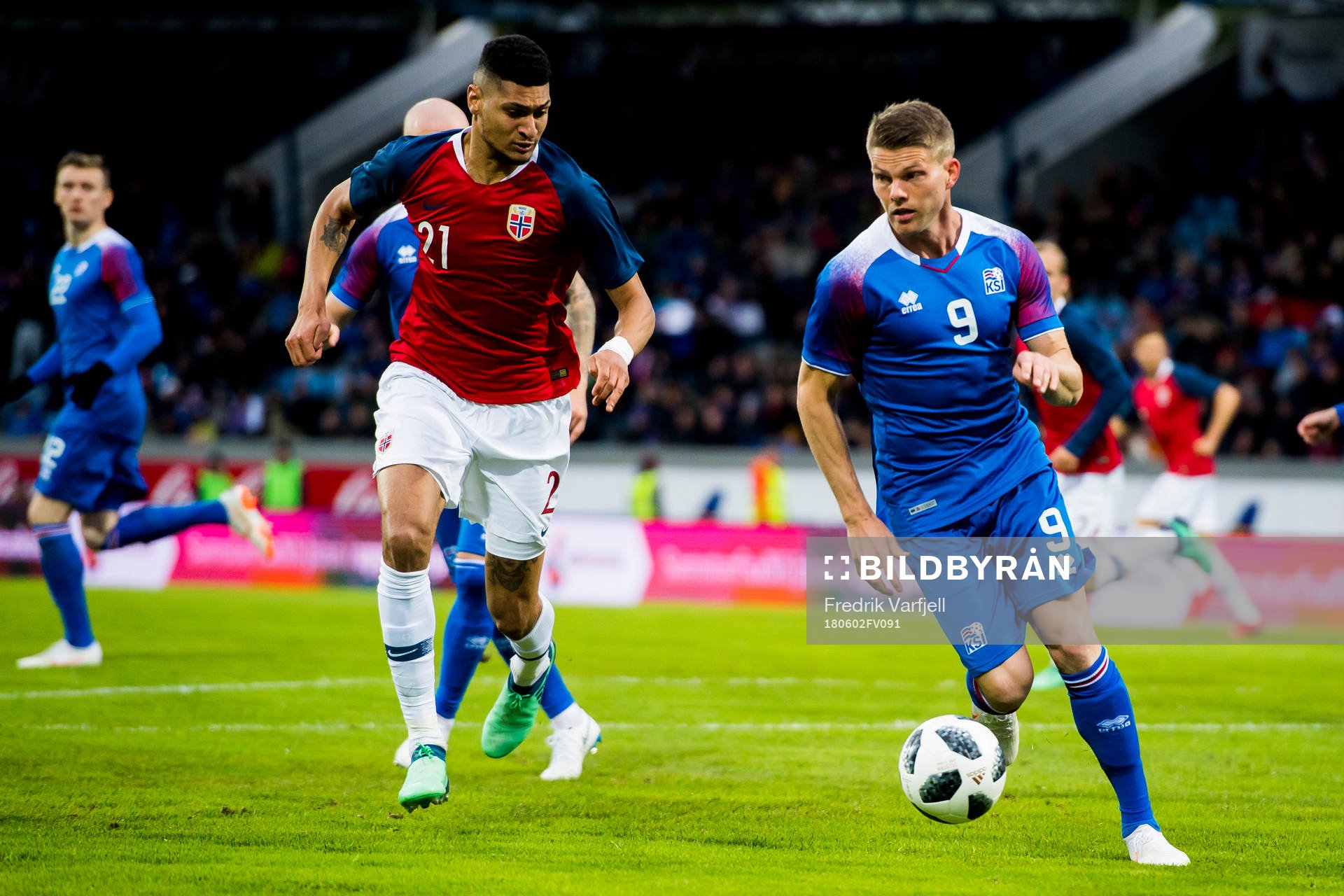 Bjørn Maars Johnsen of Norway and Björn Bergmann