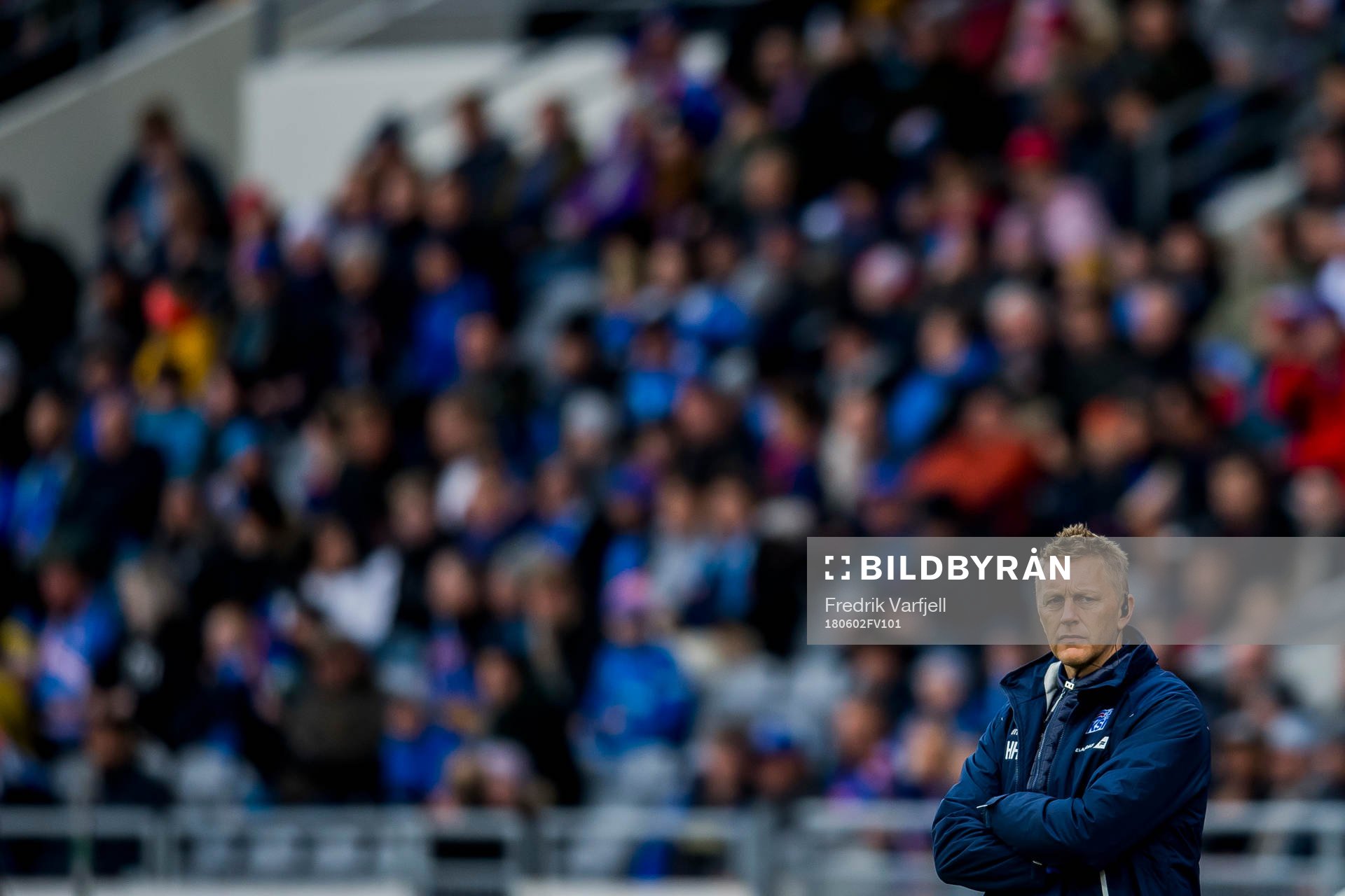 Heimir Hallgrímsson, head coach of Iceland