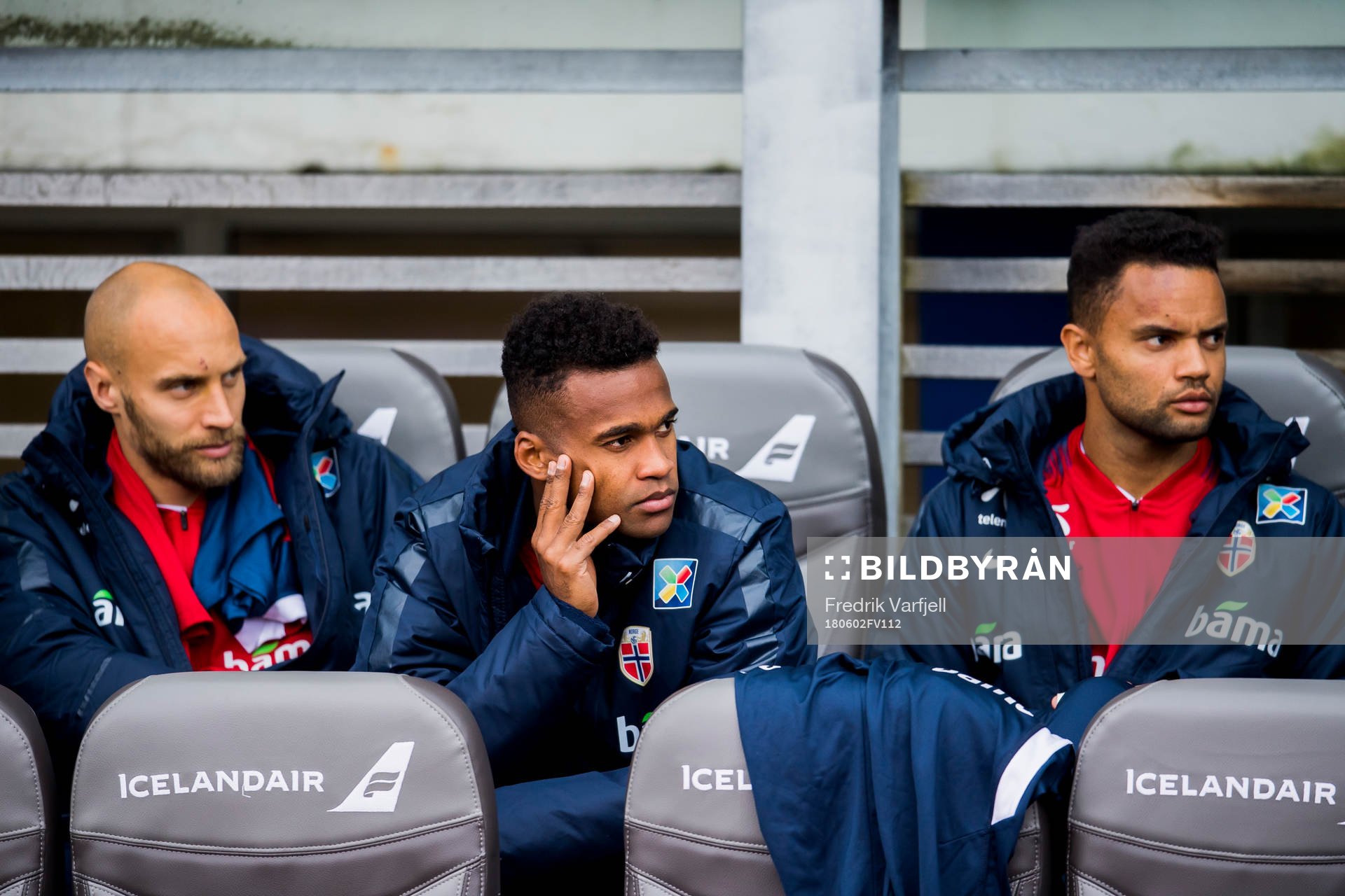 Tore Reginiussen, Ola Kamara and goalkeeper Sten Grytebust