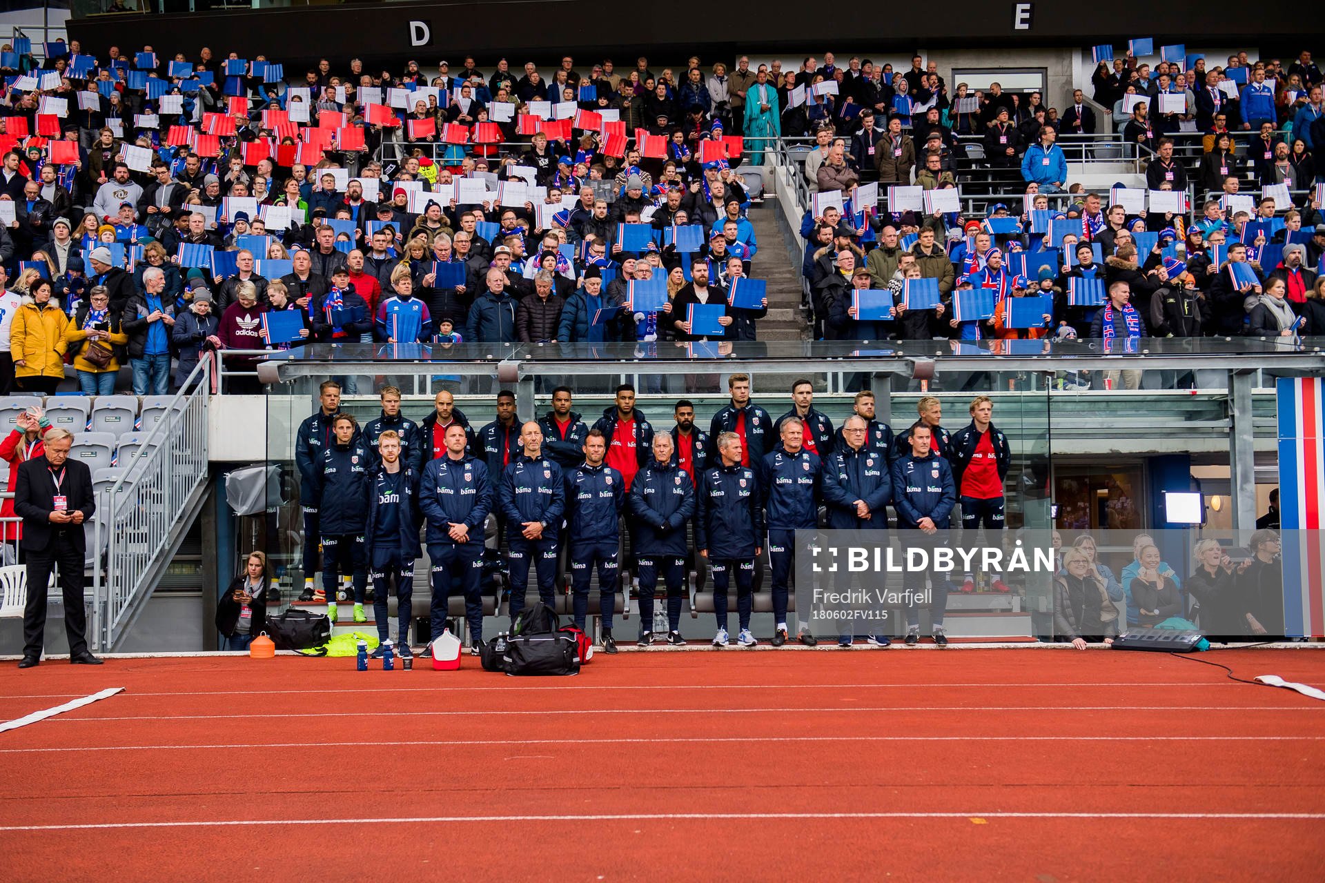 Lars Lagerbäck, head coach of Norway, and the Norwegian