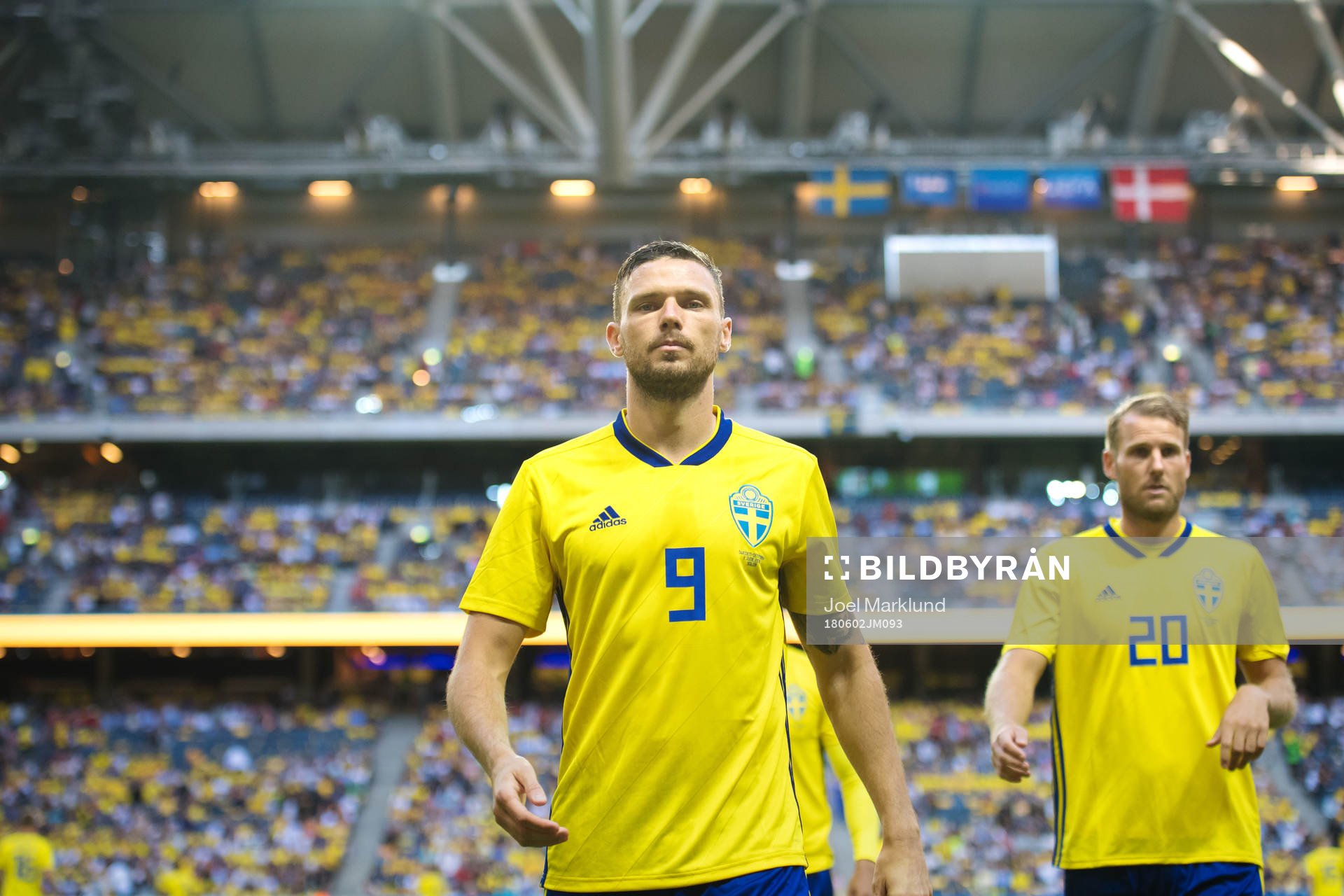 Sveriges Marcus Berg och Ola Toivonen