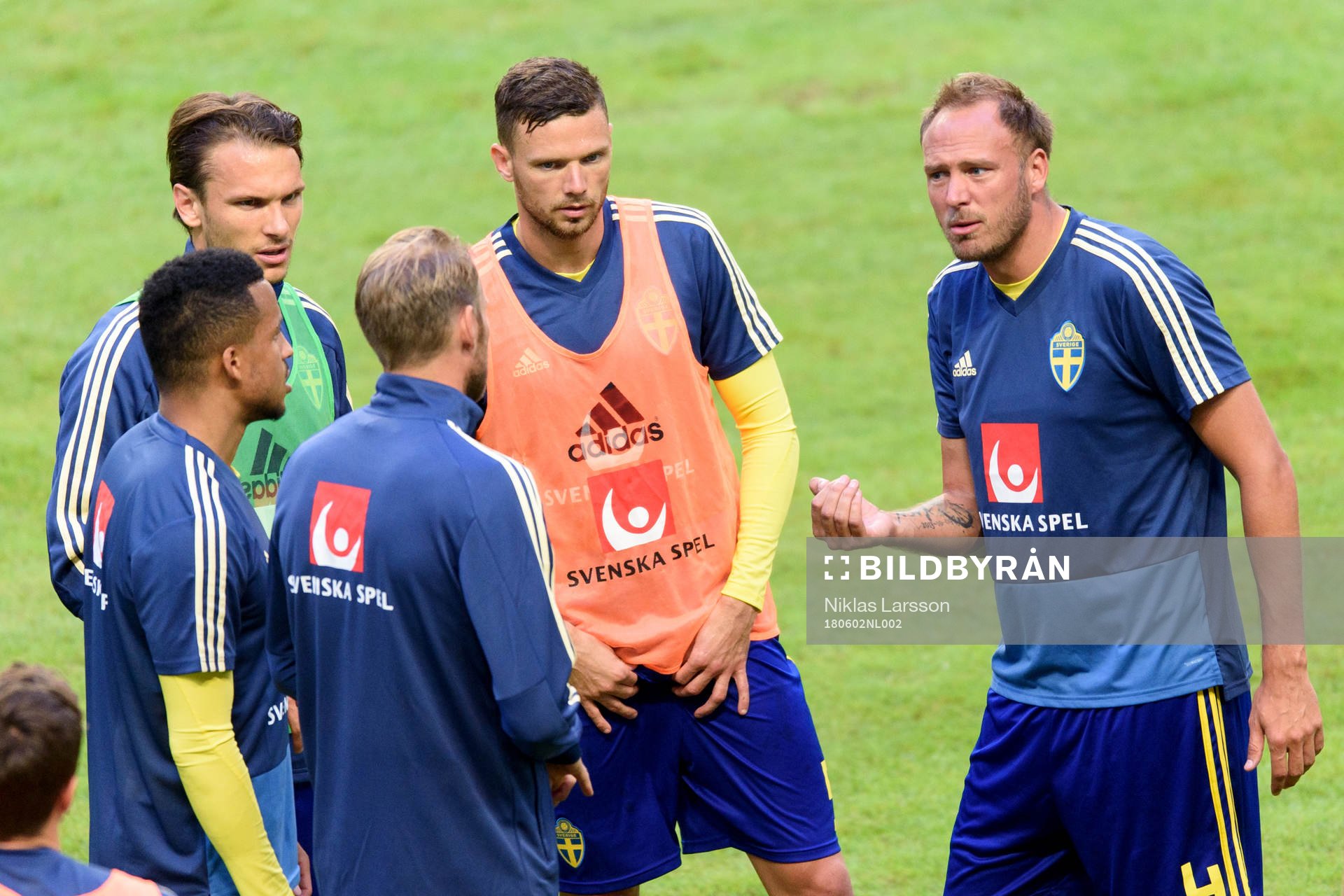 Sveriges Albin Ekdal, Marcus Berg och Andreas Granqvist