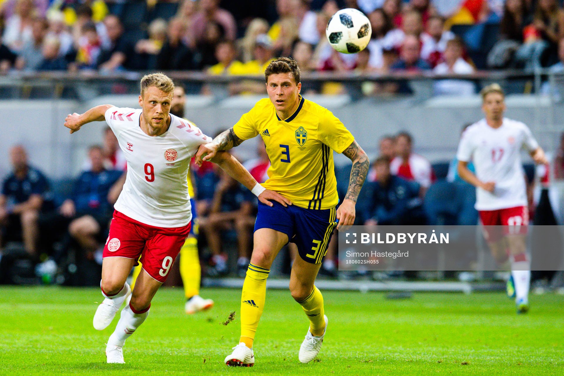 Danmarks Nicolai Jörgensen och Sveriges Victor Nilsson