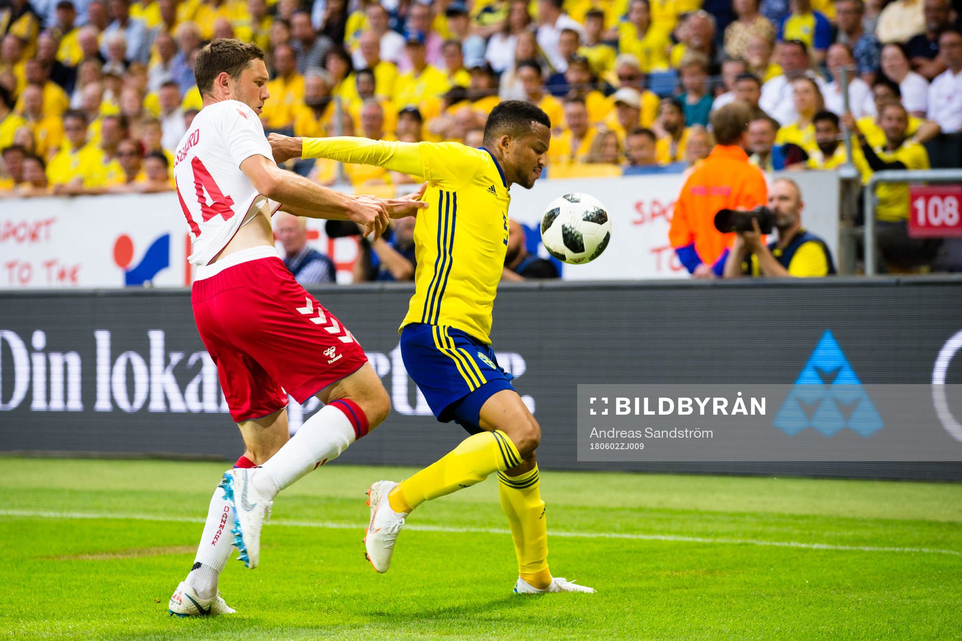 Danmarks Henrik Dalsgaard och Sveriges Martin Olsson
