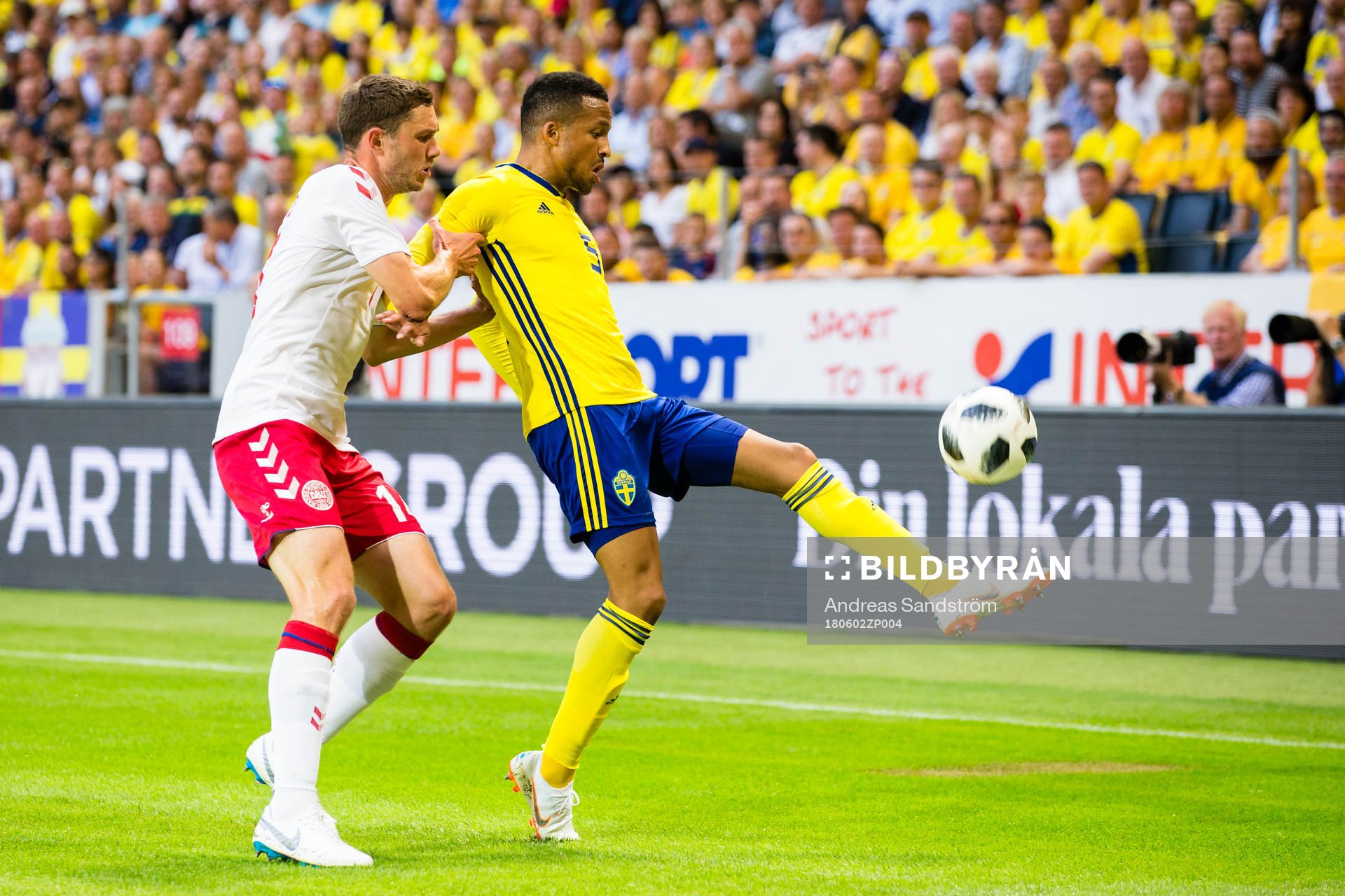 Danmarks Henrik Dalsgaard och Sveriges Martin Olsson