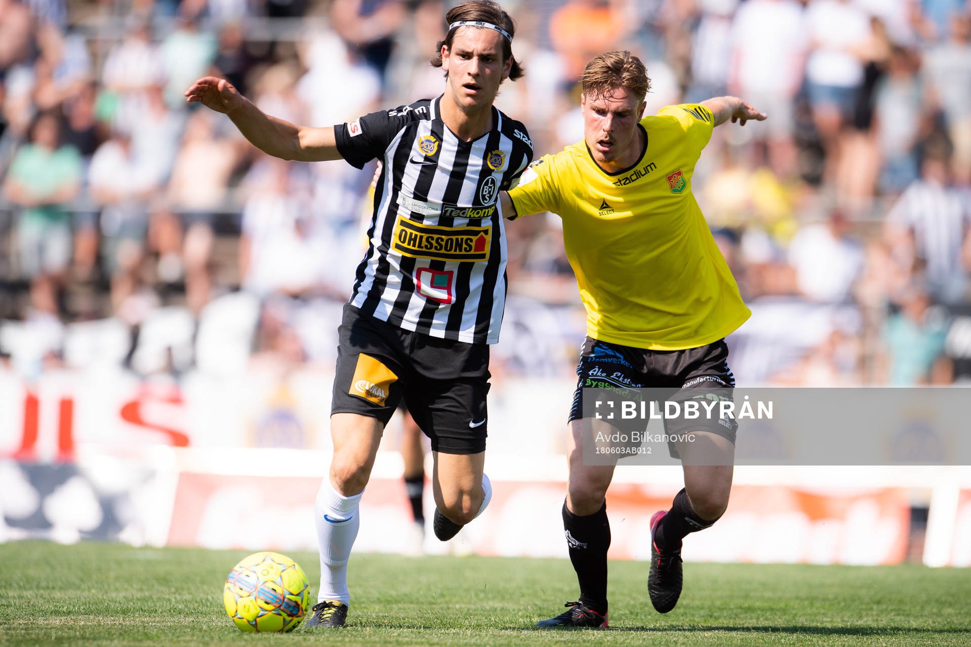 Landskronas Adi Nalic och Gais Marcus Bergholtz