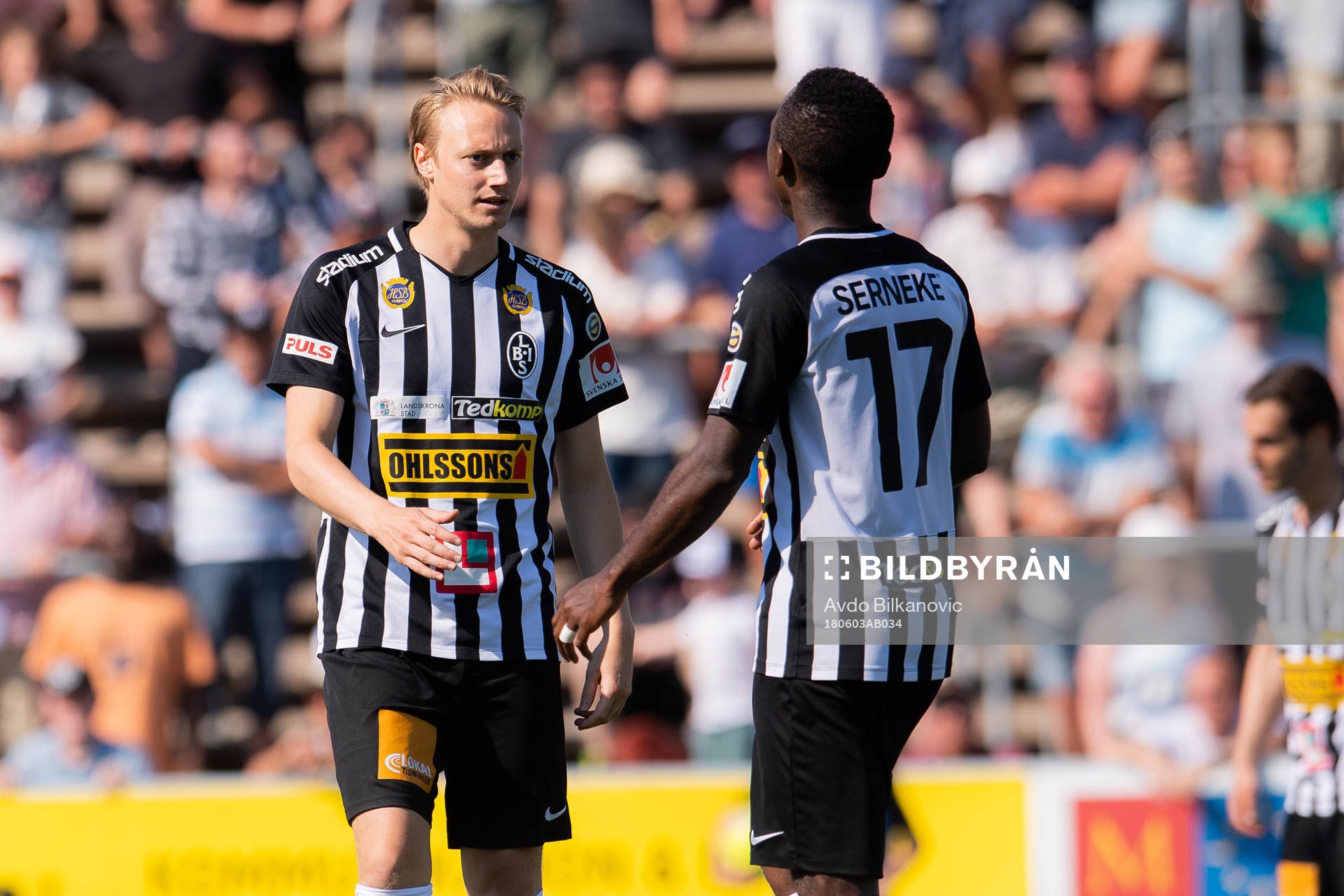 Landskronas Måns Ekvall och Samuel Monday