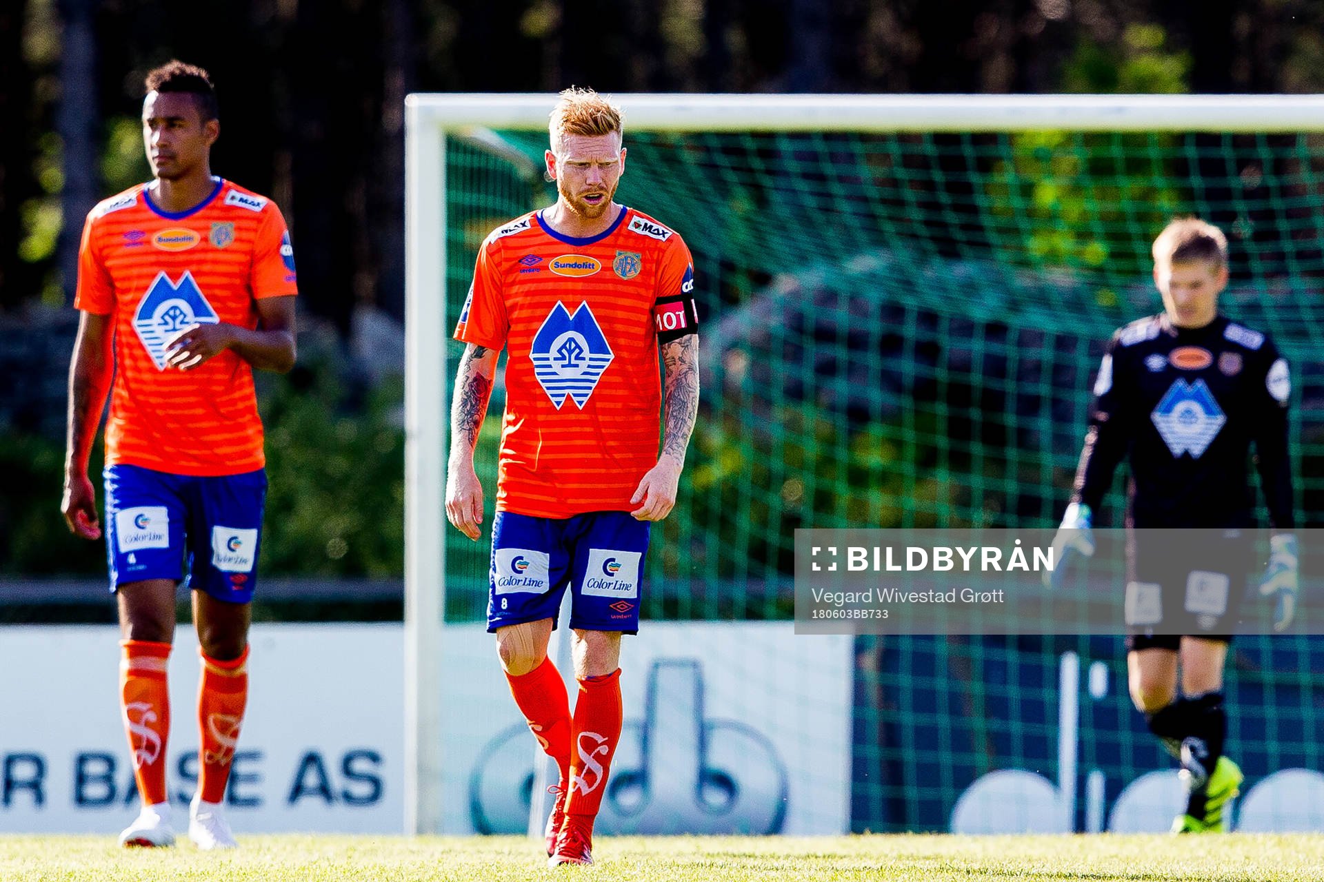 Fredrik Carlsen of Aalesund looks dejected
