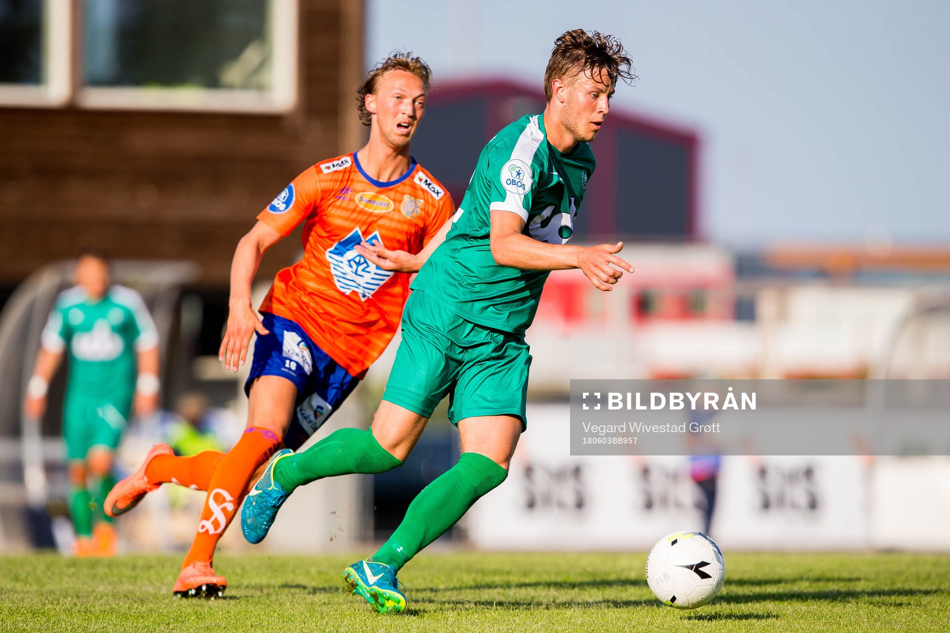 Jørgen Hatlehol of Aalesund and Erlend Hellevik Larsen of