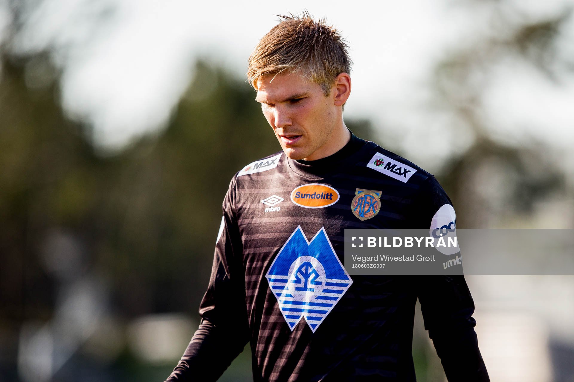 Goalkeeper Andreas Lie of Aalesund