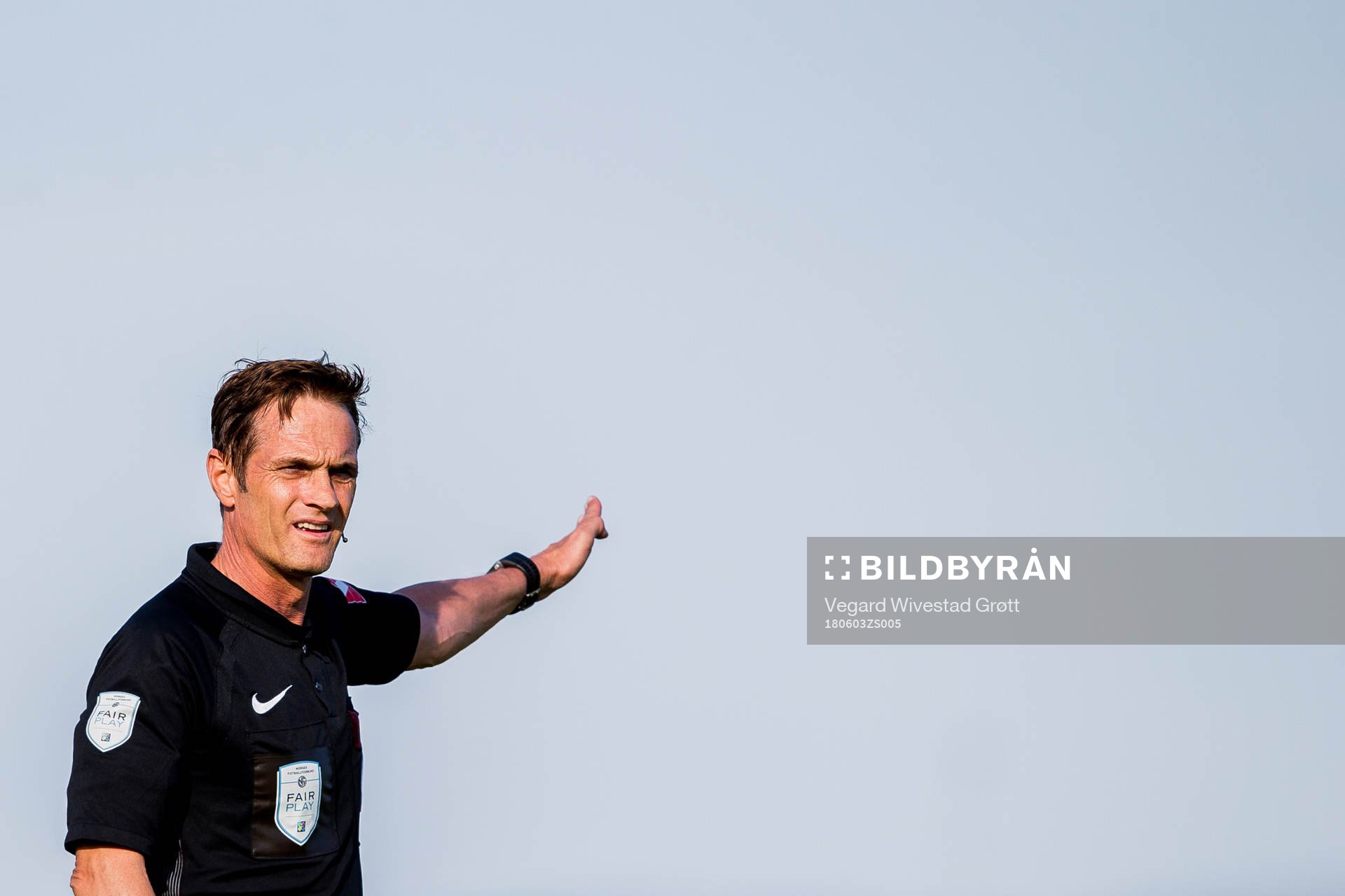 Referee Bjørn Hansen