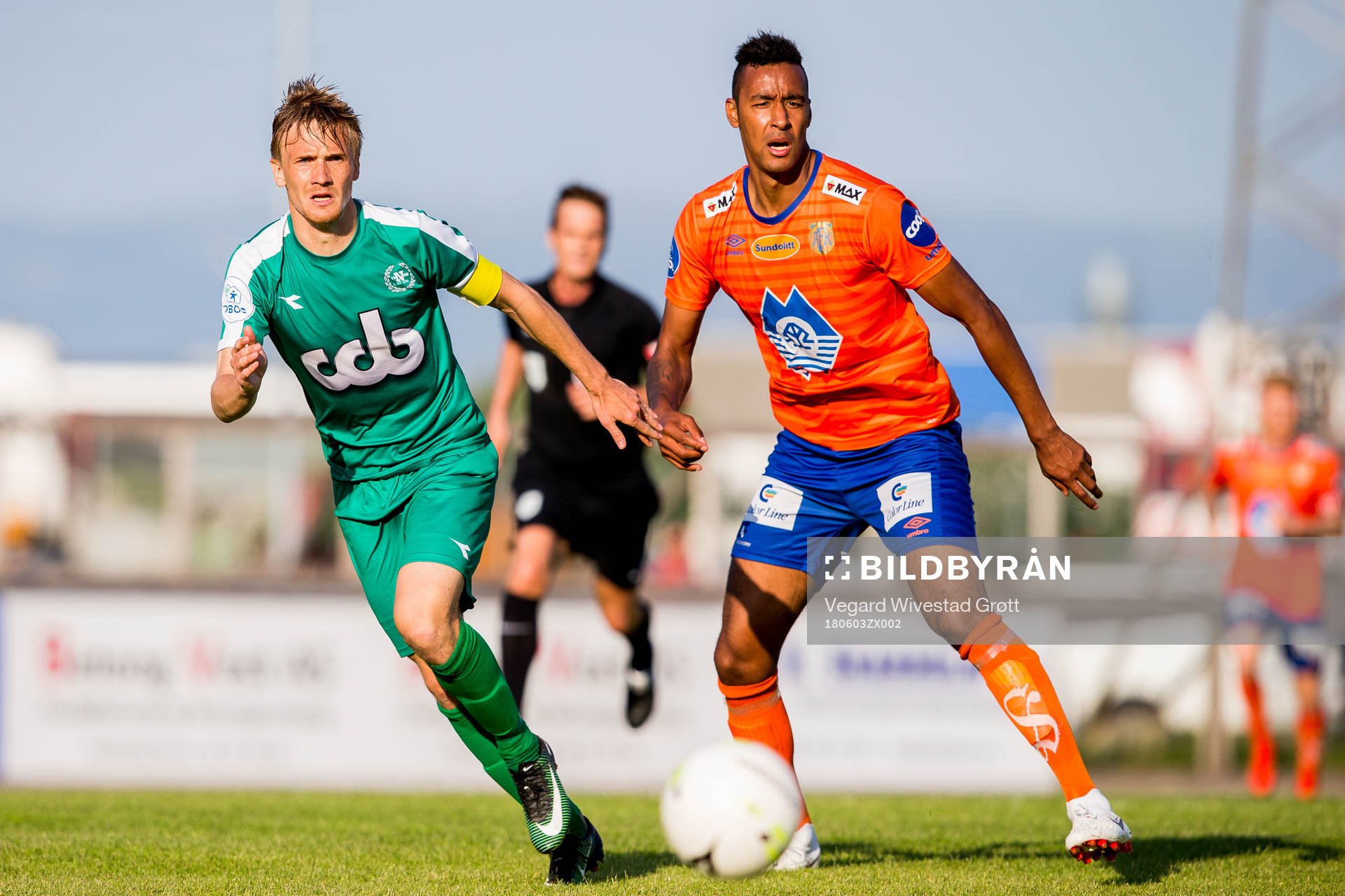Bjarte Haugsdal of Nest-Sotra and Sonni Nattestad of