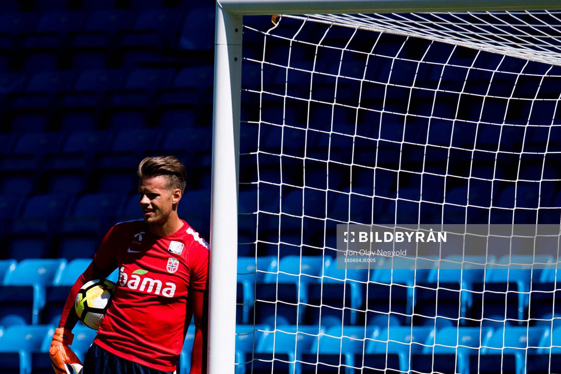 Goalkeeper Ørjan Nyland of Norway