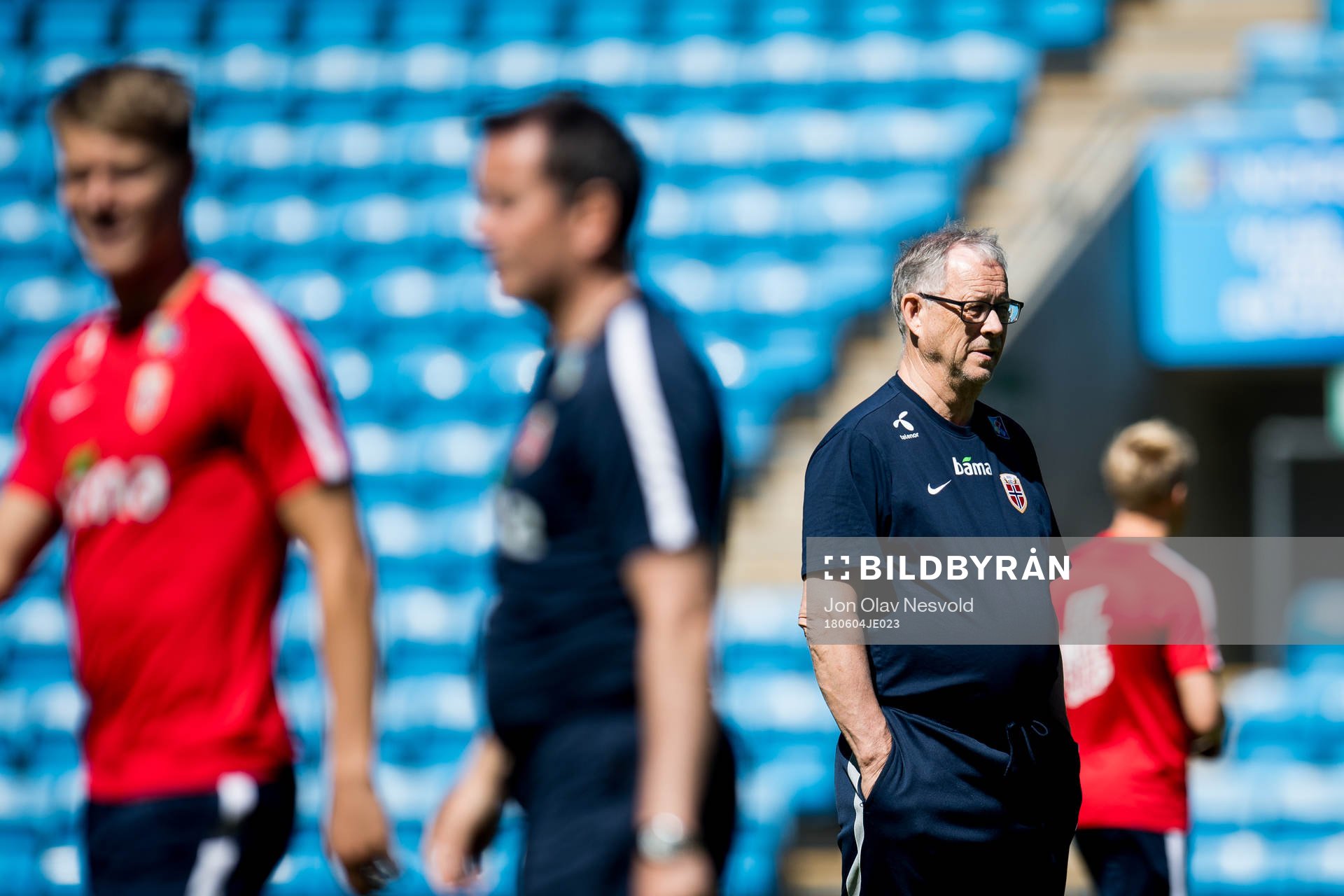 Lars Lagerbäck, head coach of Norway