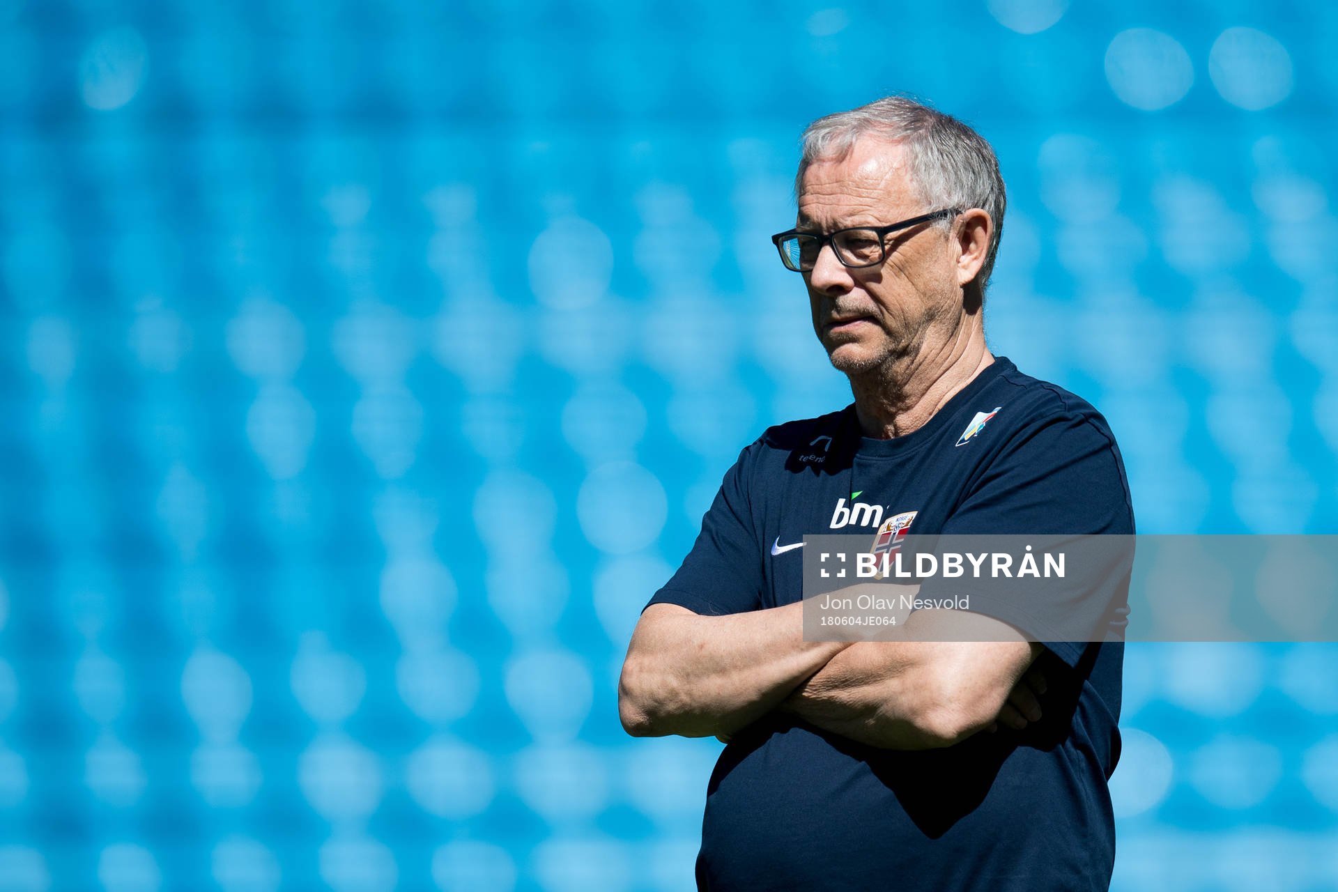Lars Lagerbäck, head coach of Norway