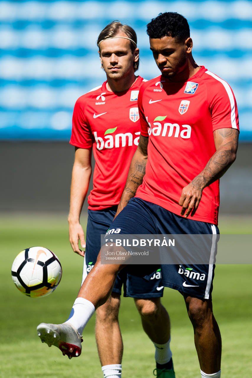Iver Fossum and Joshua King of Norway