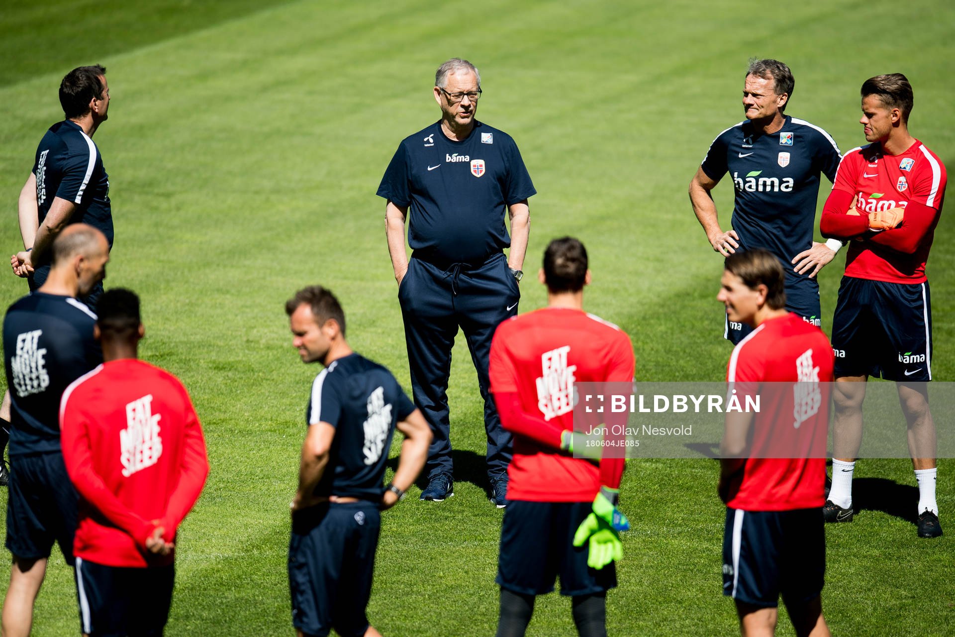 Lars Lagerbäck, head coach of Norway
