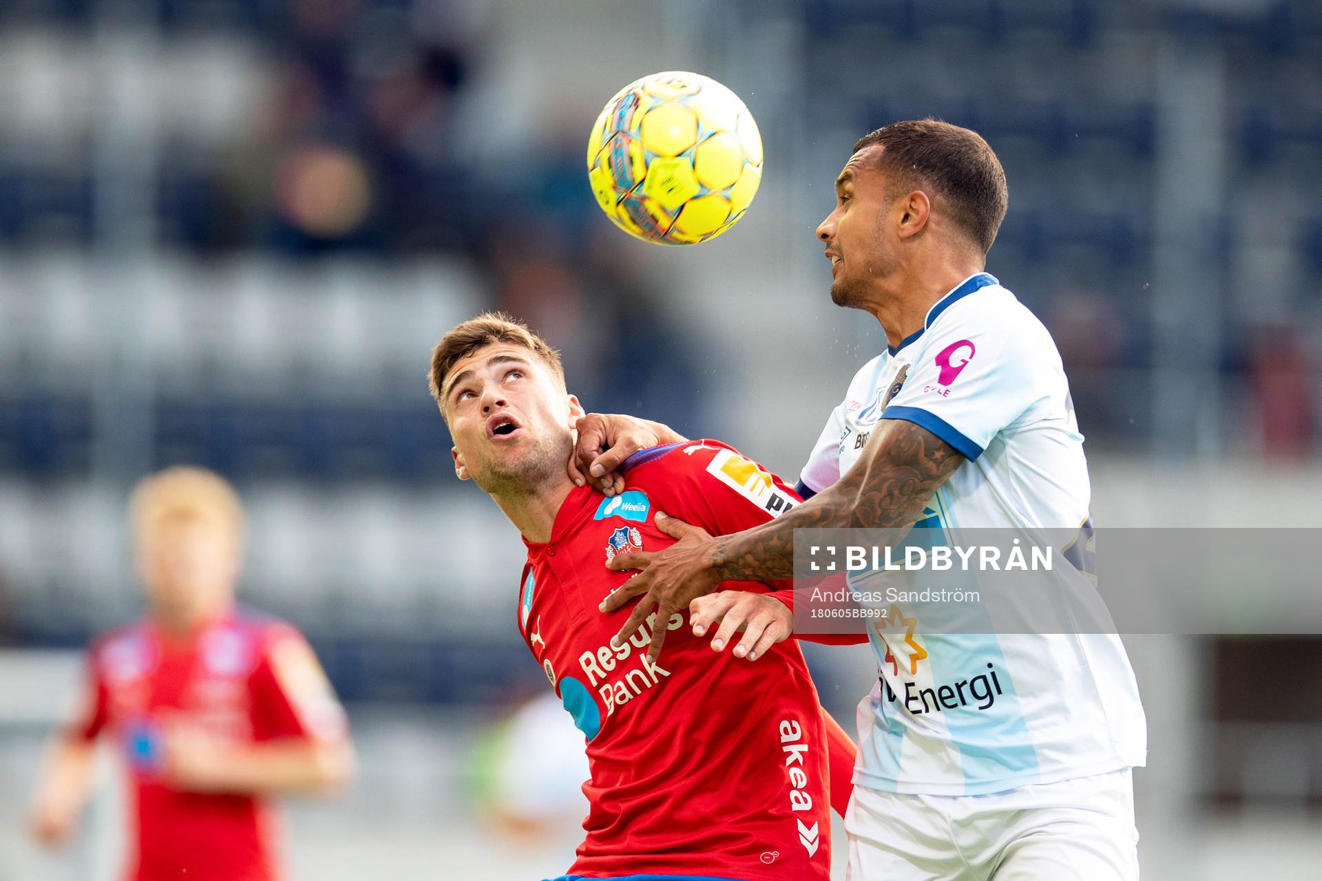 Helsingborgs Mattias Almeida Sundell och Gefles Netan