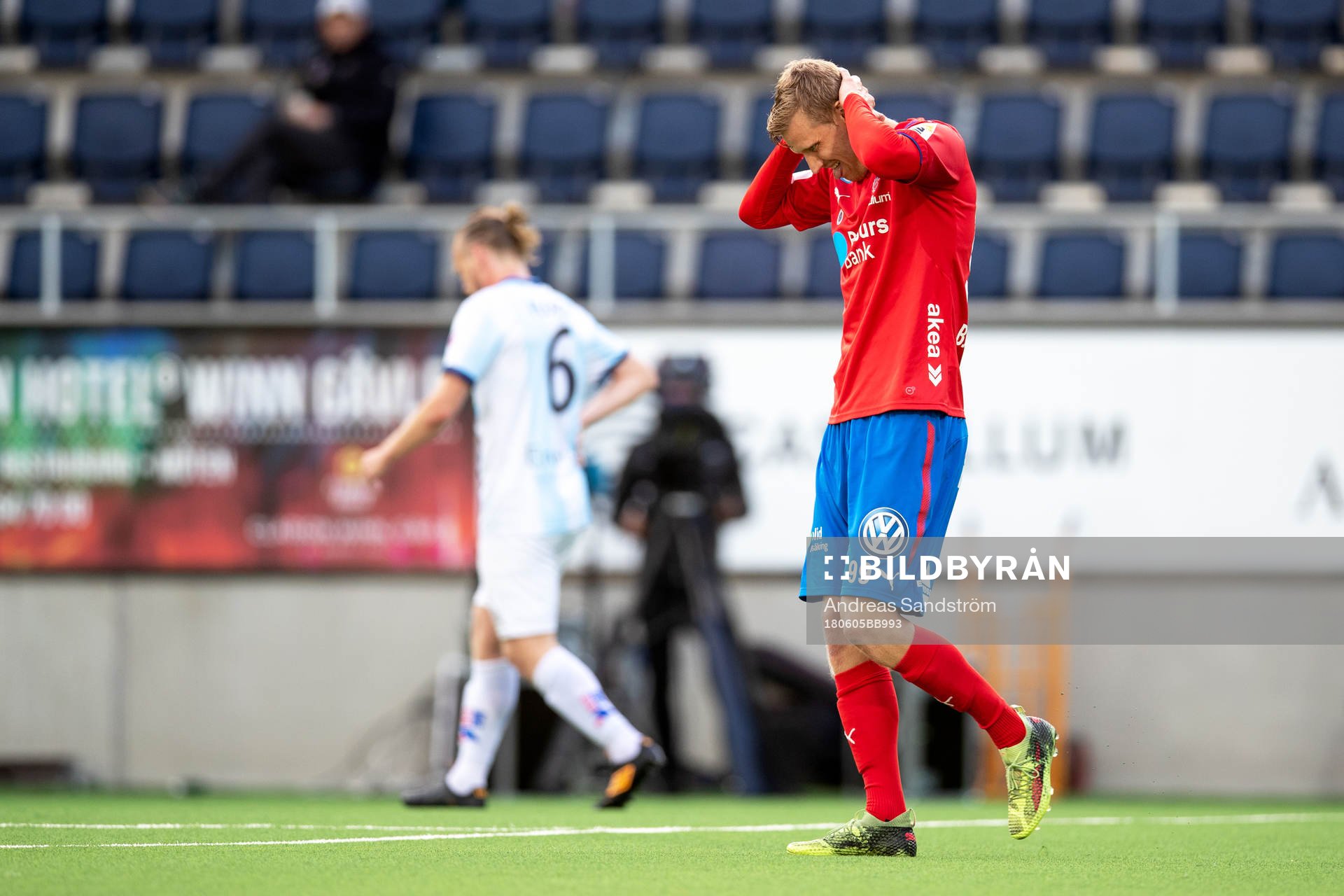 Helsingborgs Andri Runar Bjarnason deppar
