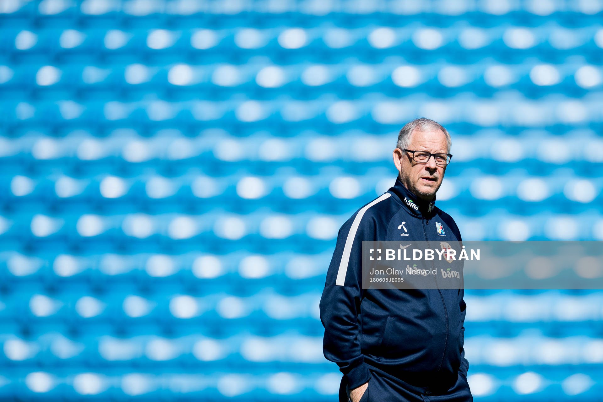 Lars Lagerbäck, head coach of Norway