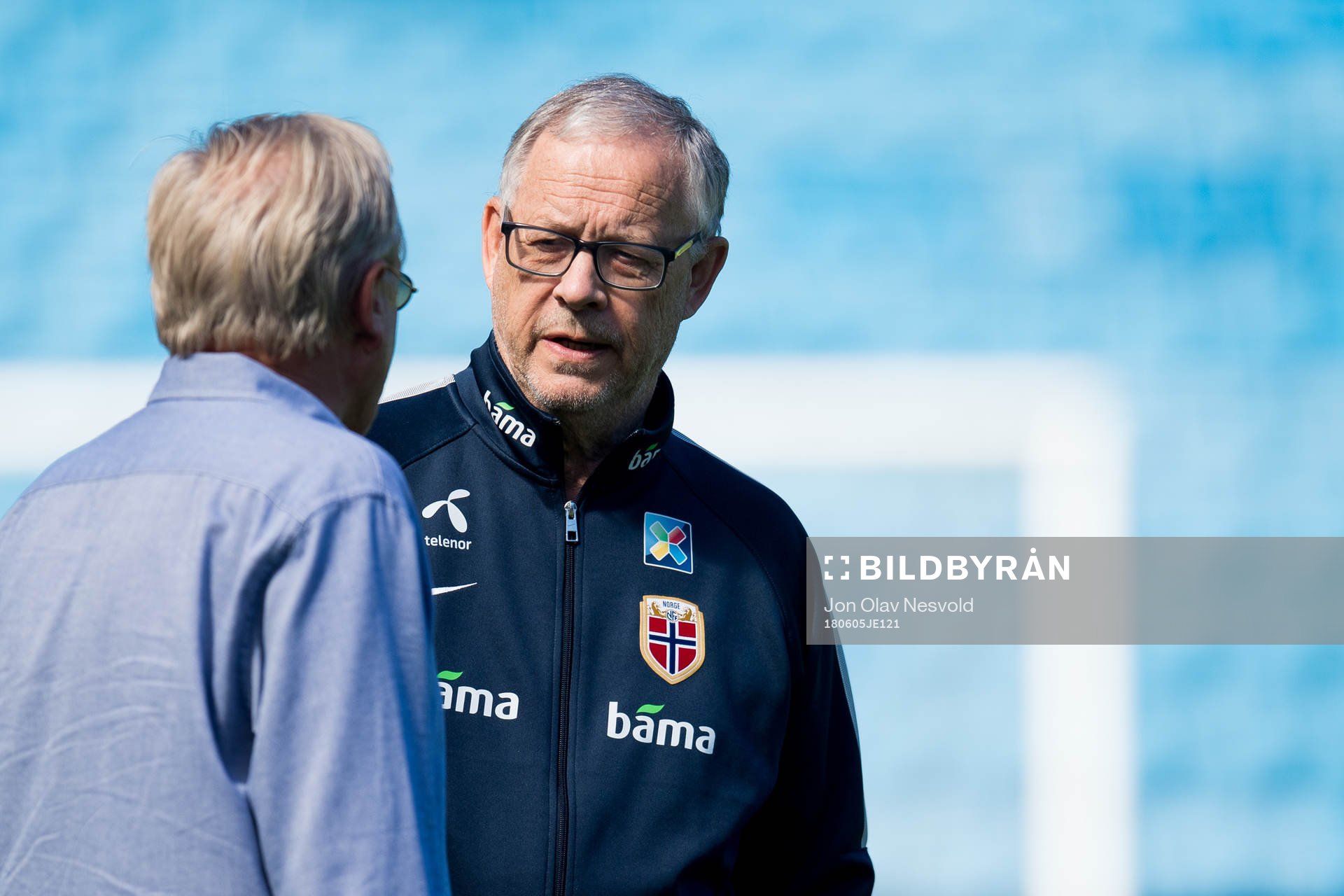 Lars Lagerbäck, head coach of Norway
