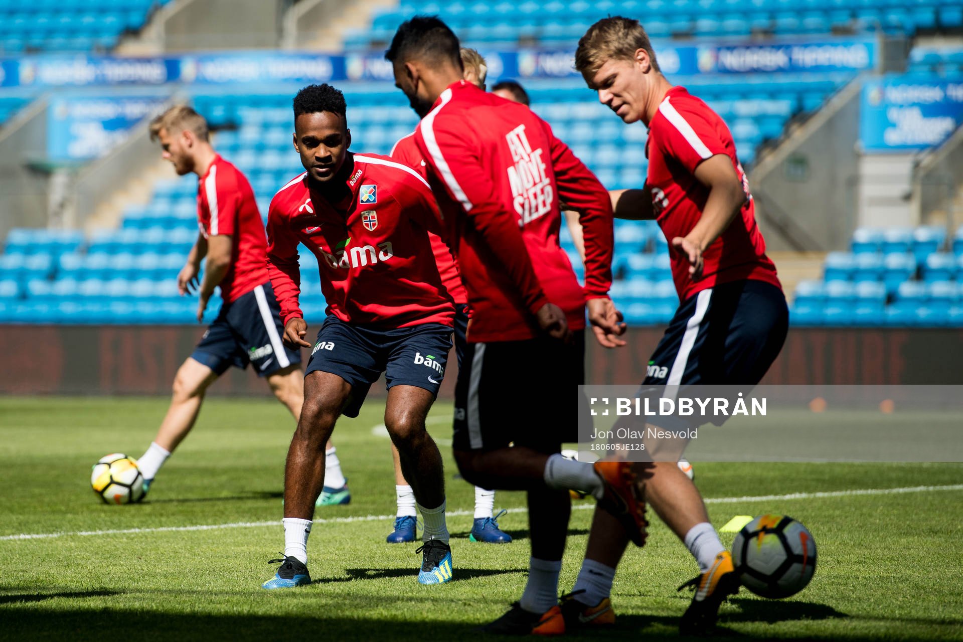 Ola Kamara and Sigurd Rosted of Norway